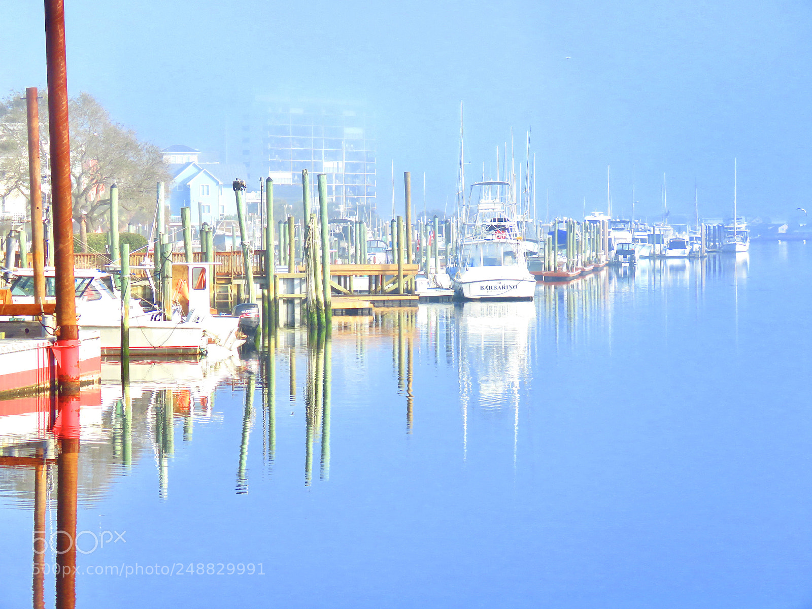 Canon PowerShot SX60 HS sample photo. Calm in the harbor photography