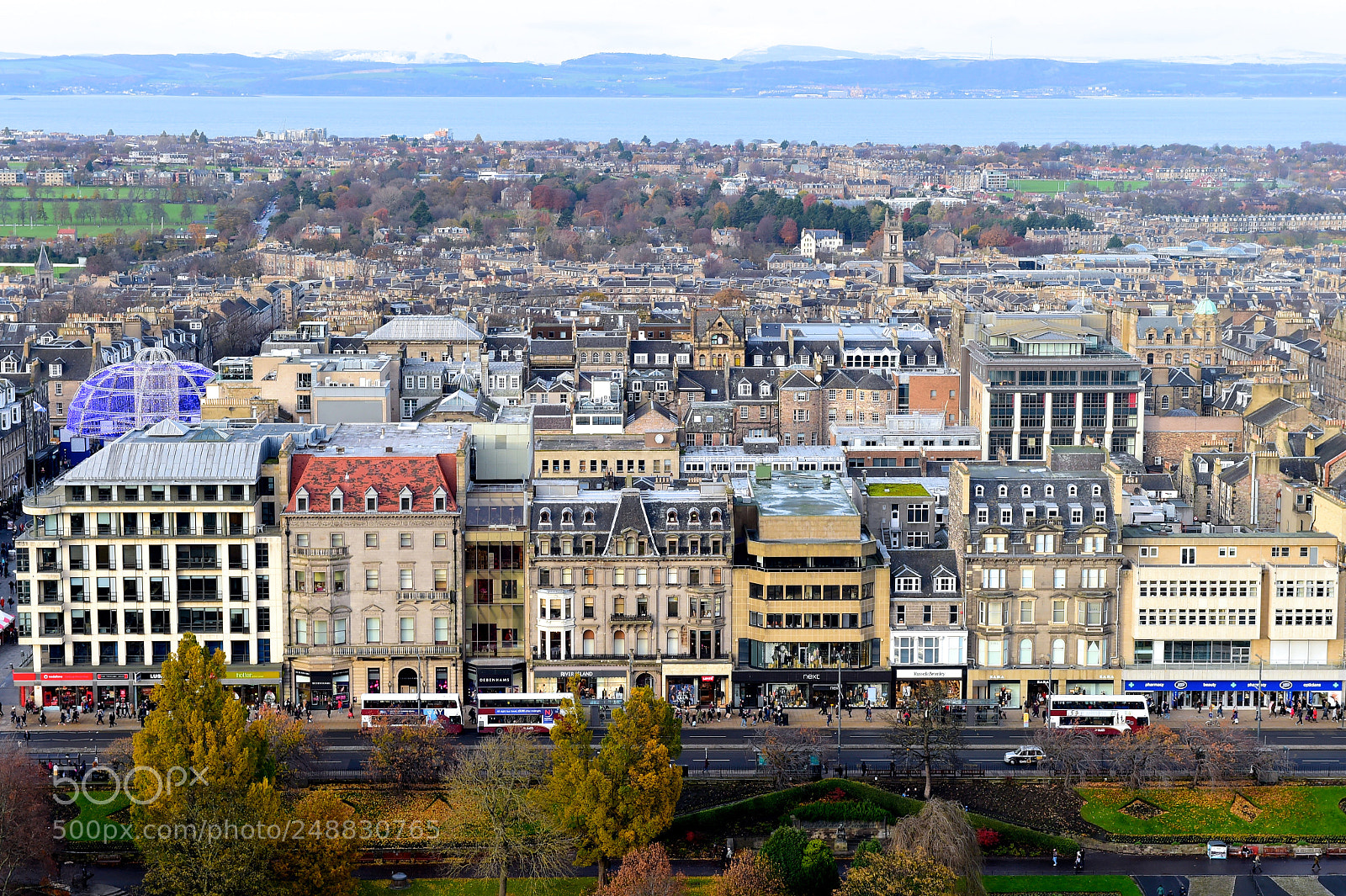Nikon D4S sample photo. View of edinburgh photography