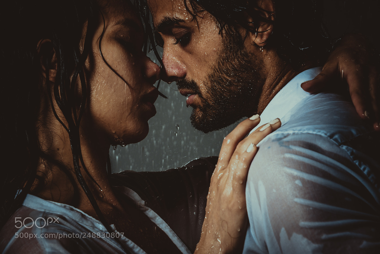 Nikon D610 sample photo. Couple sharing romantic moments photography