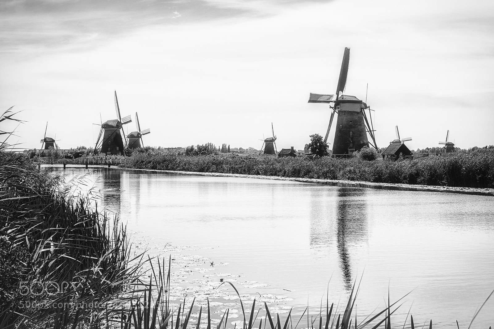Nikon D7100 sample photo. The beautiful dutch windmills photography
