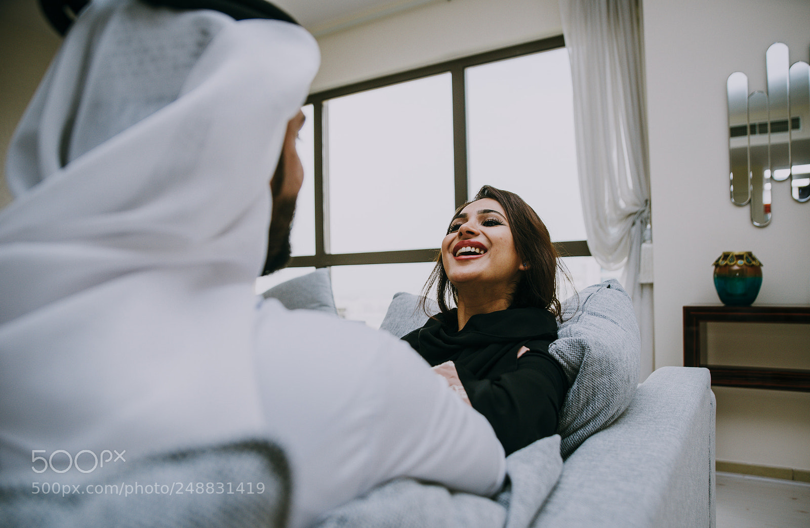 Nikon D610 sample photo. Arabic couple lifestyle moments photography