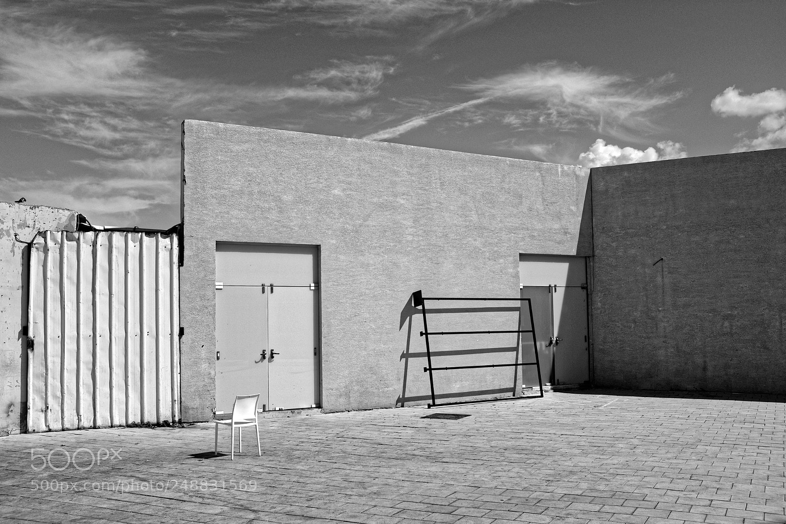 Fujifilm X100F sample photo. Lonely chair photography