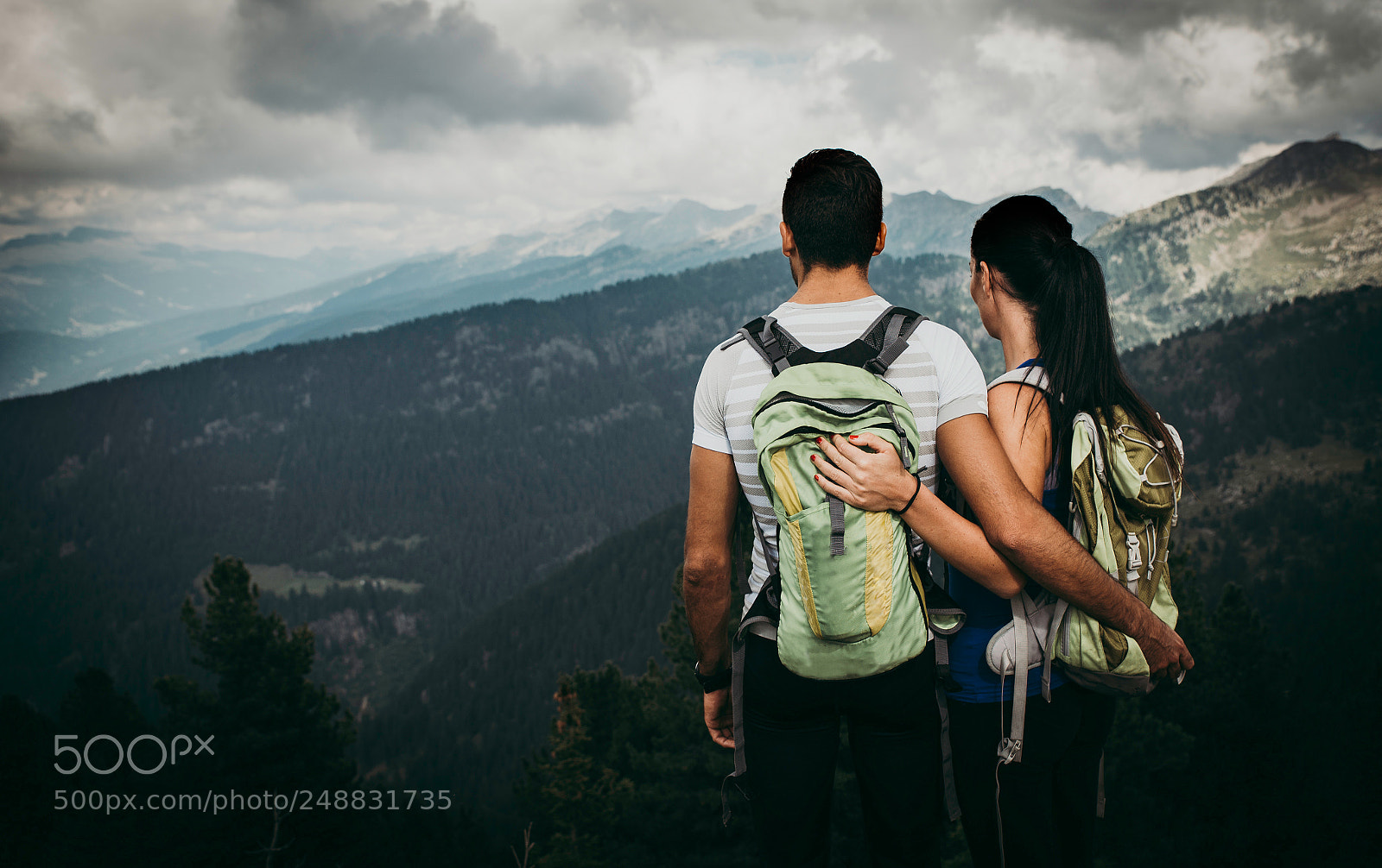 Nikon D610 sample photo. Couple making trekking on photography