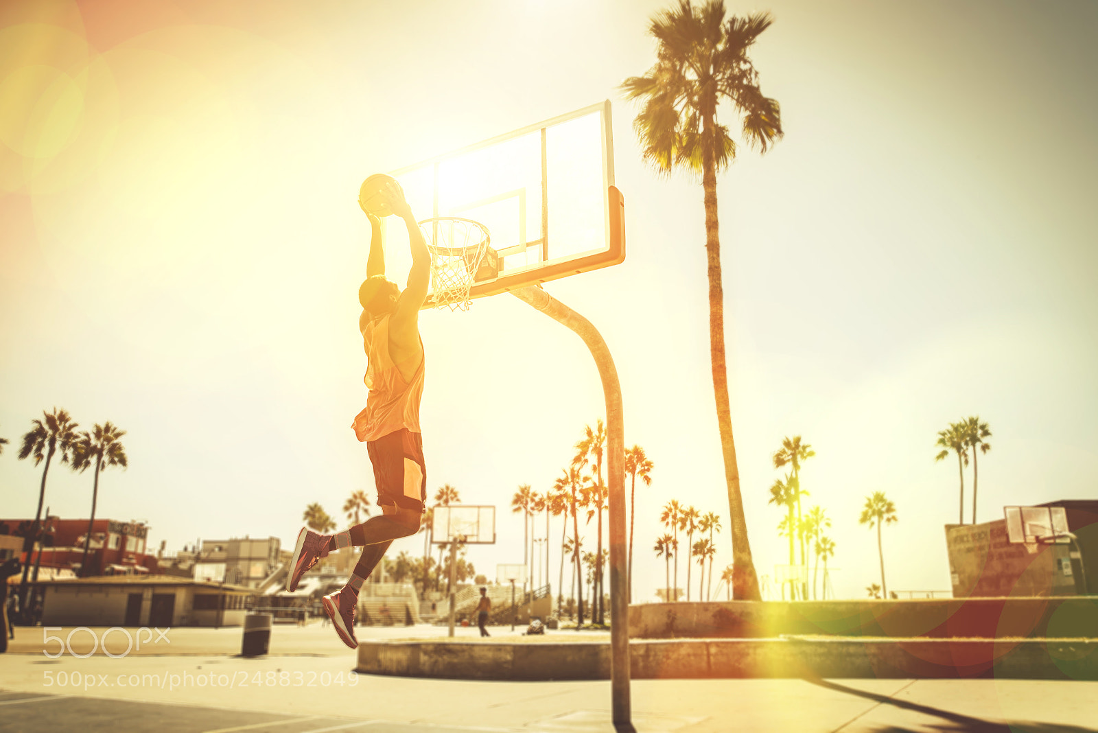 Nikon D610 sample photo. Basketball slam dunk on photography