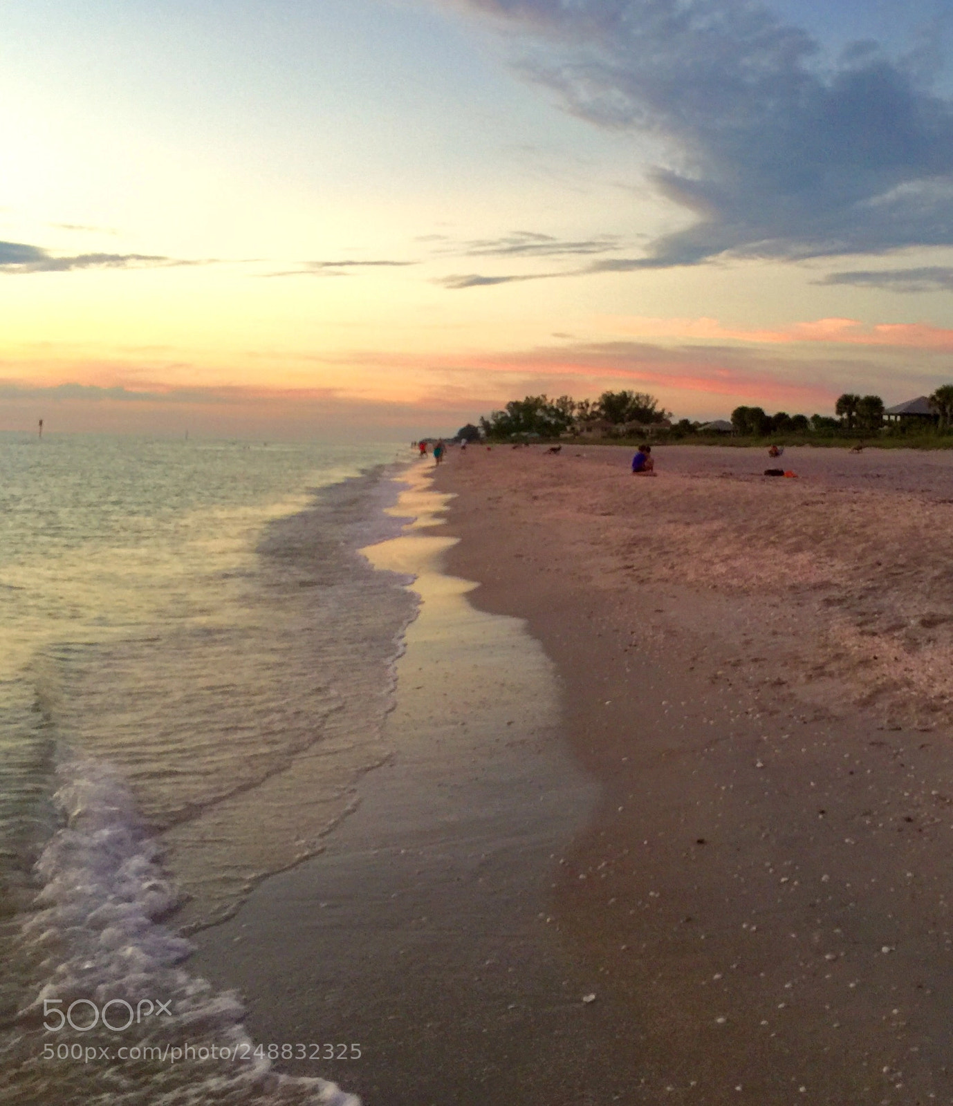 Apple iPhone 6 Plus sample photo. Sunset on manasota key photography