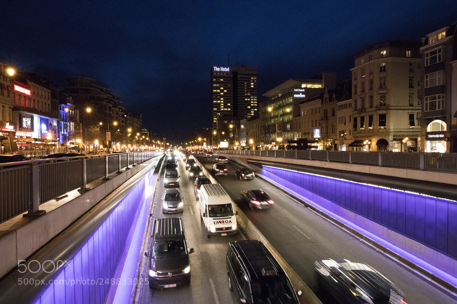 Canon EOS 80D sample photo. Night in brussels photography