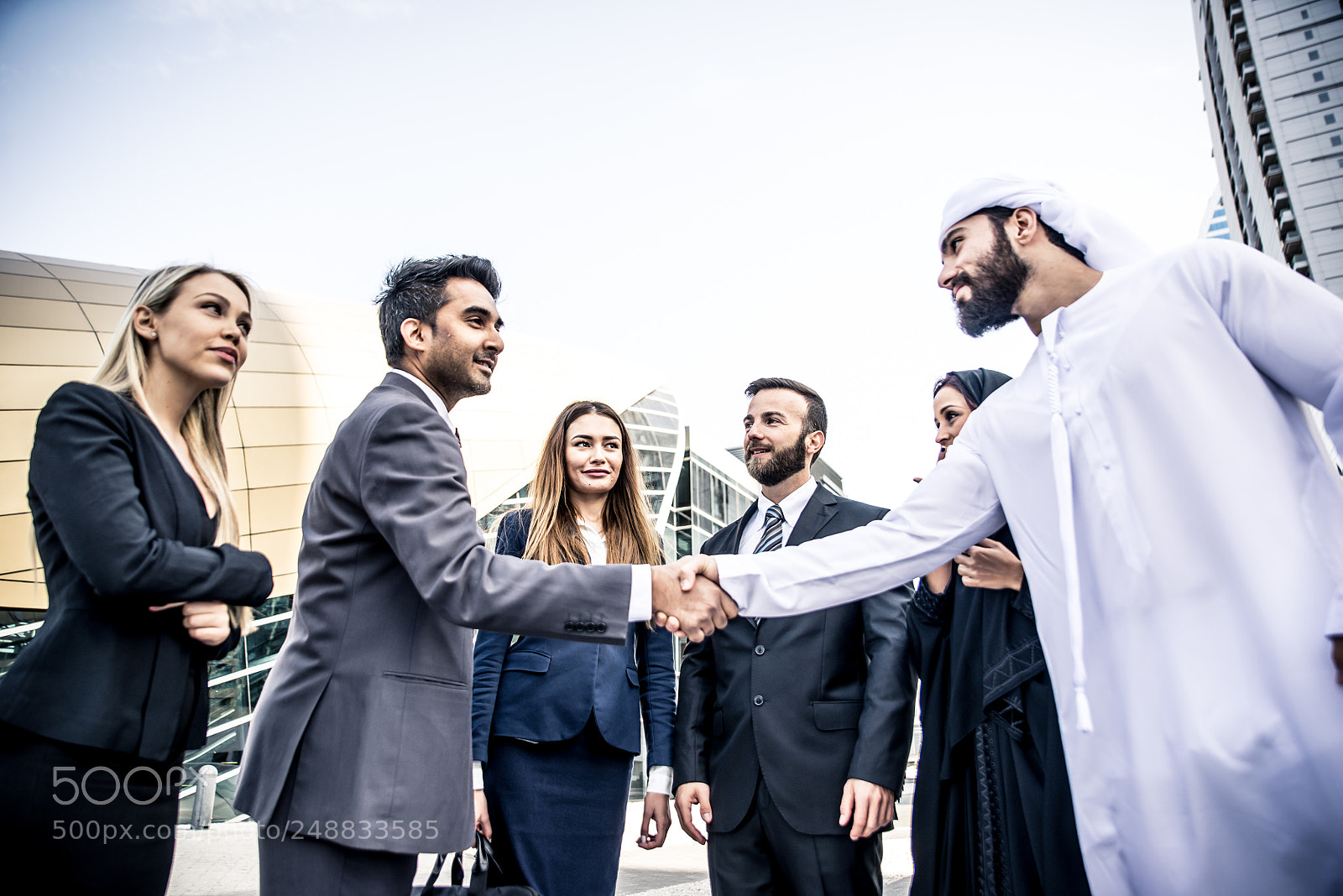 Nikon D610 sample photo. Arabic and western business photography