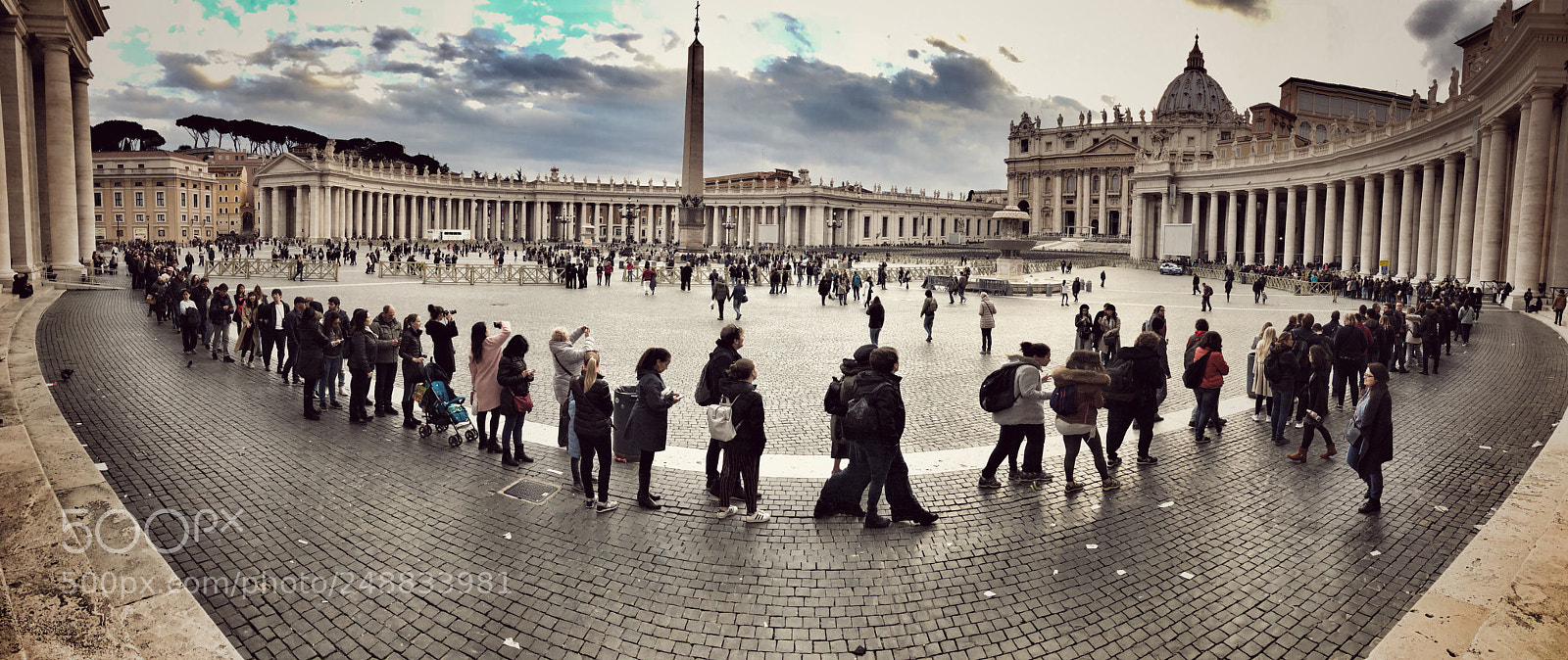 Apple iPhone X sample photo. San pietro, roma, tramonto photography