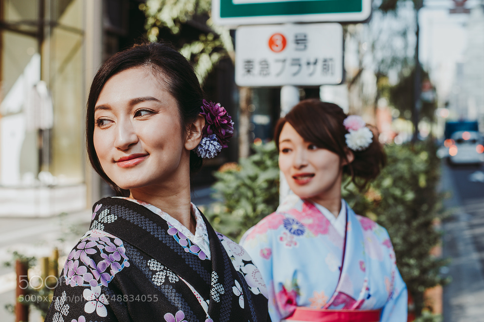 Nikon D610 sample photo. Two japanese girls wearing photography