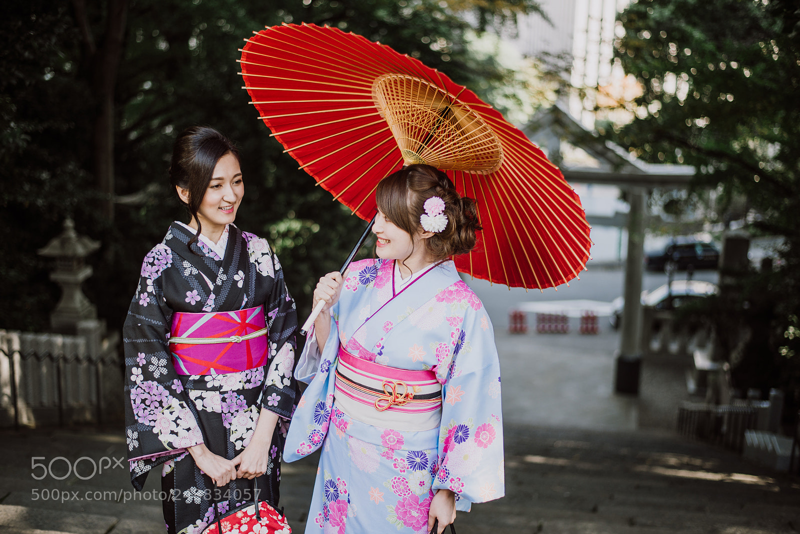 Nikon D610 sample photo. Two japanese girls wearing photography