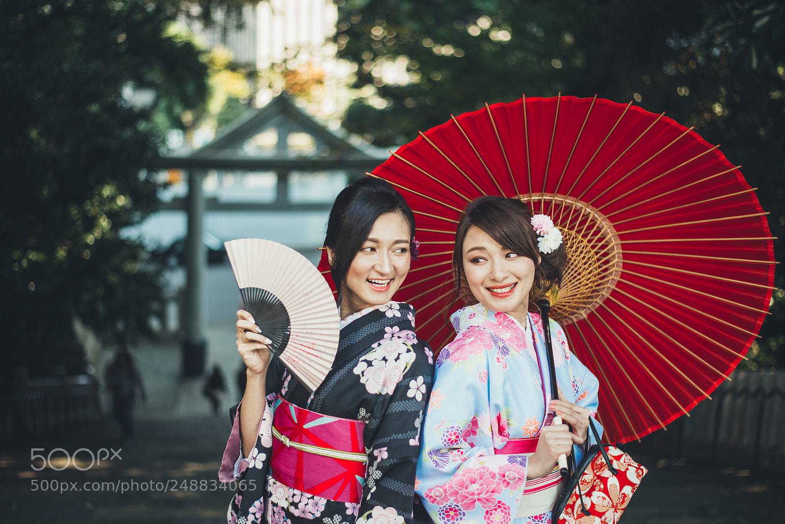 Nikon D610 sample photo. Two japanese girls wearing photography