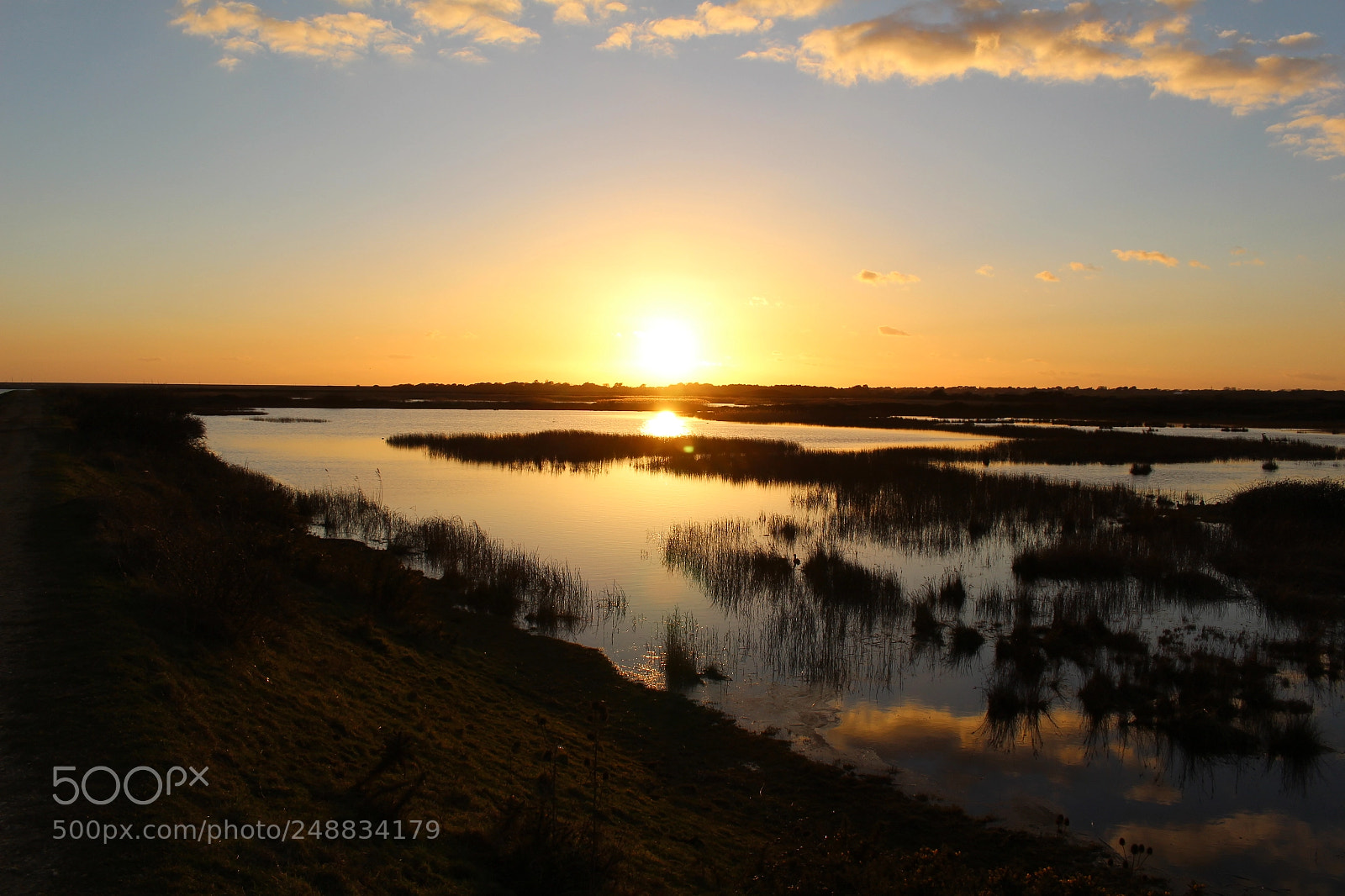 Canon EOS 700D (EOS Rebel T5i / EOS Kiss X7i) sample photo. Marsh sunset photography