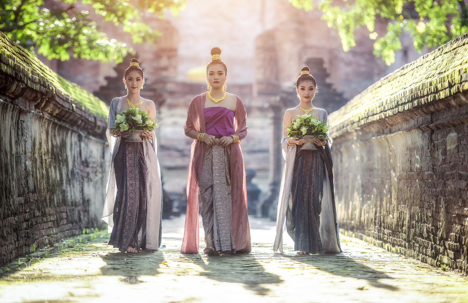 Nikon D810 sample photo. Thai traditional costume photography