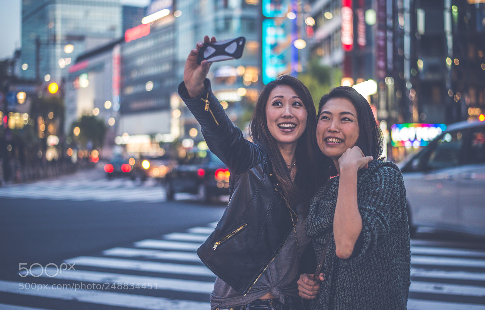 Nikon D610 sample photo. Two japanese women around photography