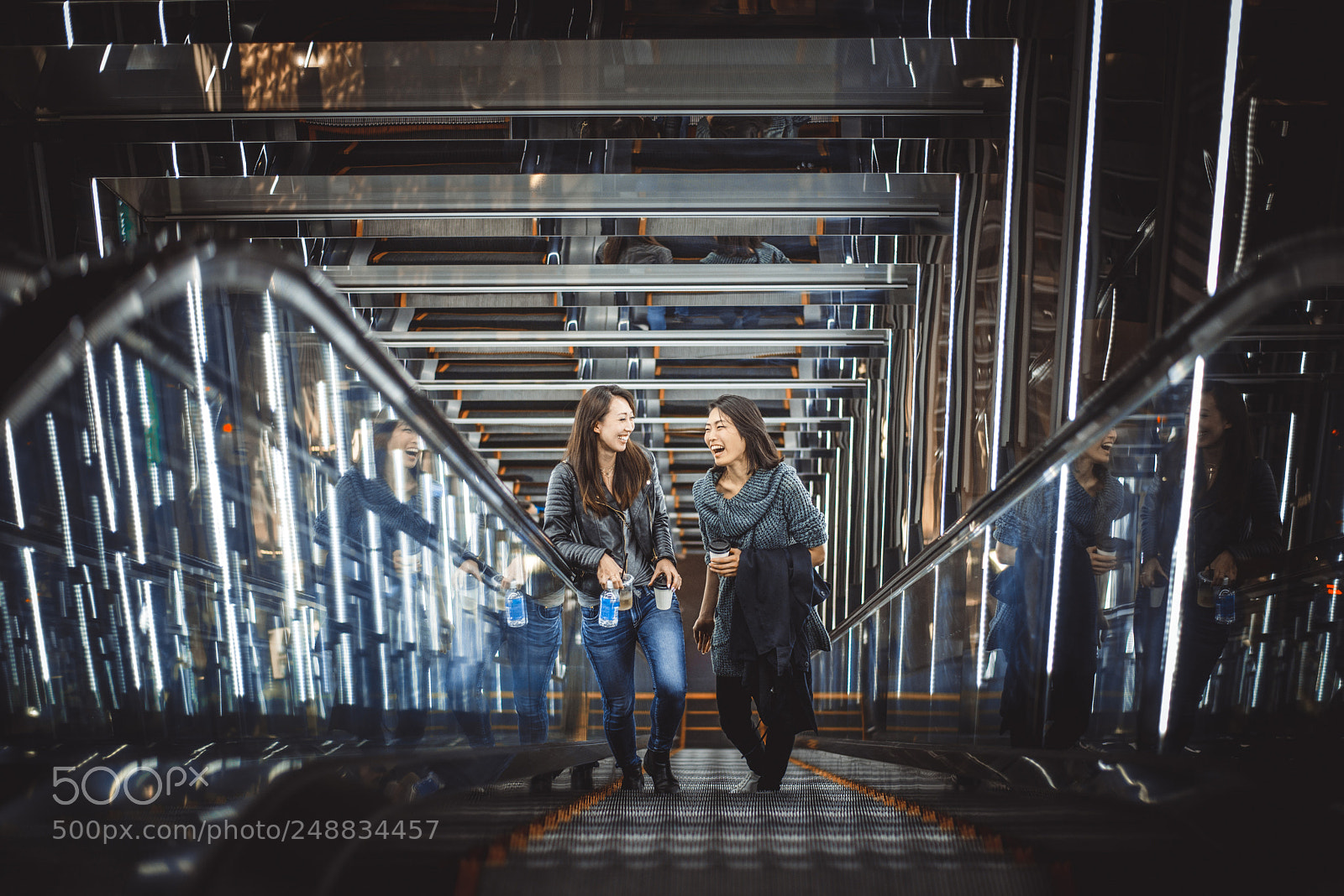 Nikon D610 sample photo. Two japanese women around photography