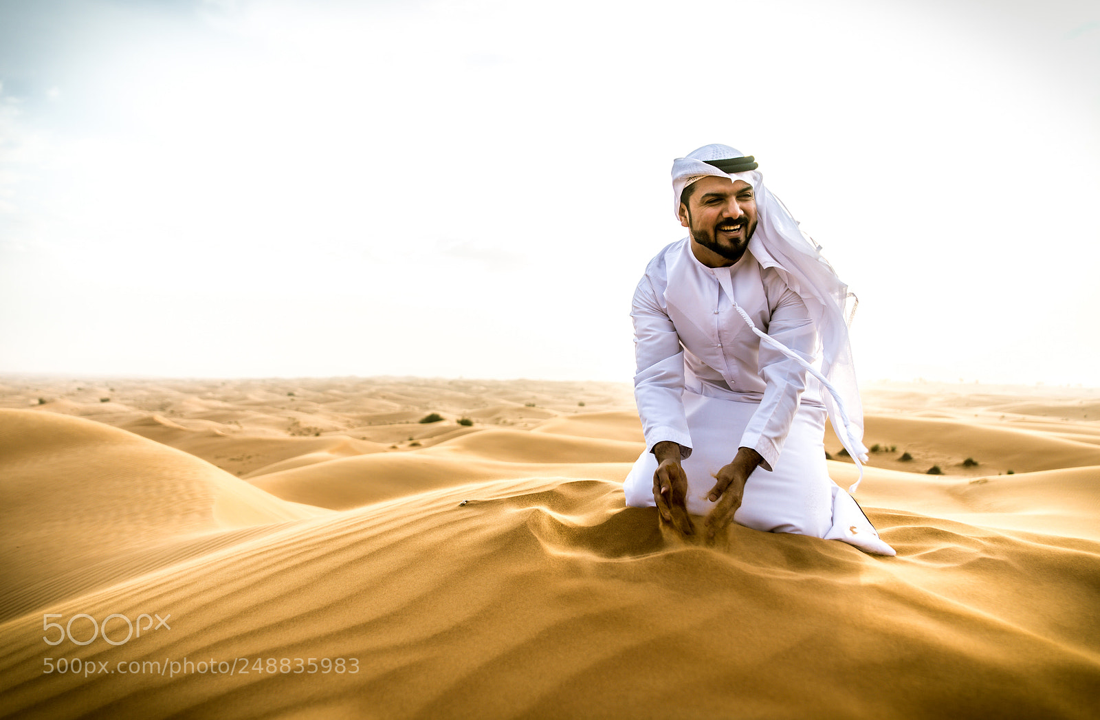 Nikon D610 sample photo. Arabic man with traditional photography