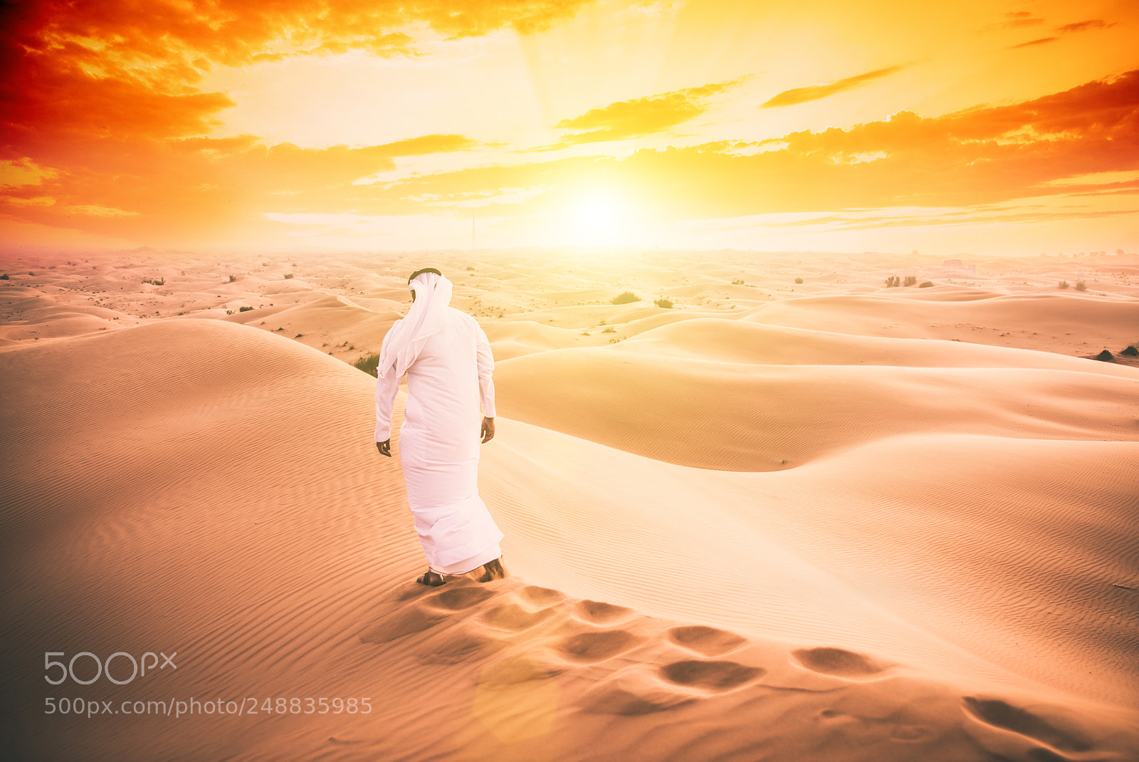 Nikon D610 sample photo. Arabic man with traditional photography