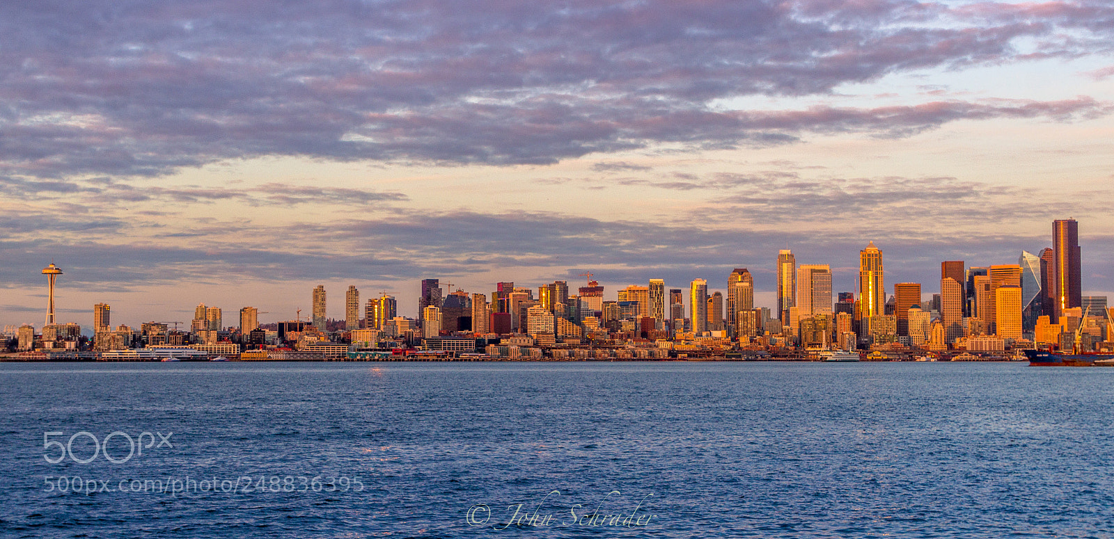Canon EOS 1200D (EOS Rebel T5 / EOS Kiss X70 / EOS Hi) sample photo. Seattle skyline at sunset photography