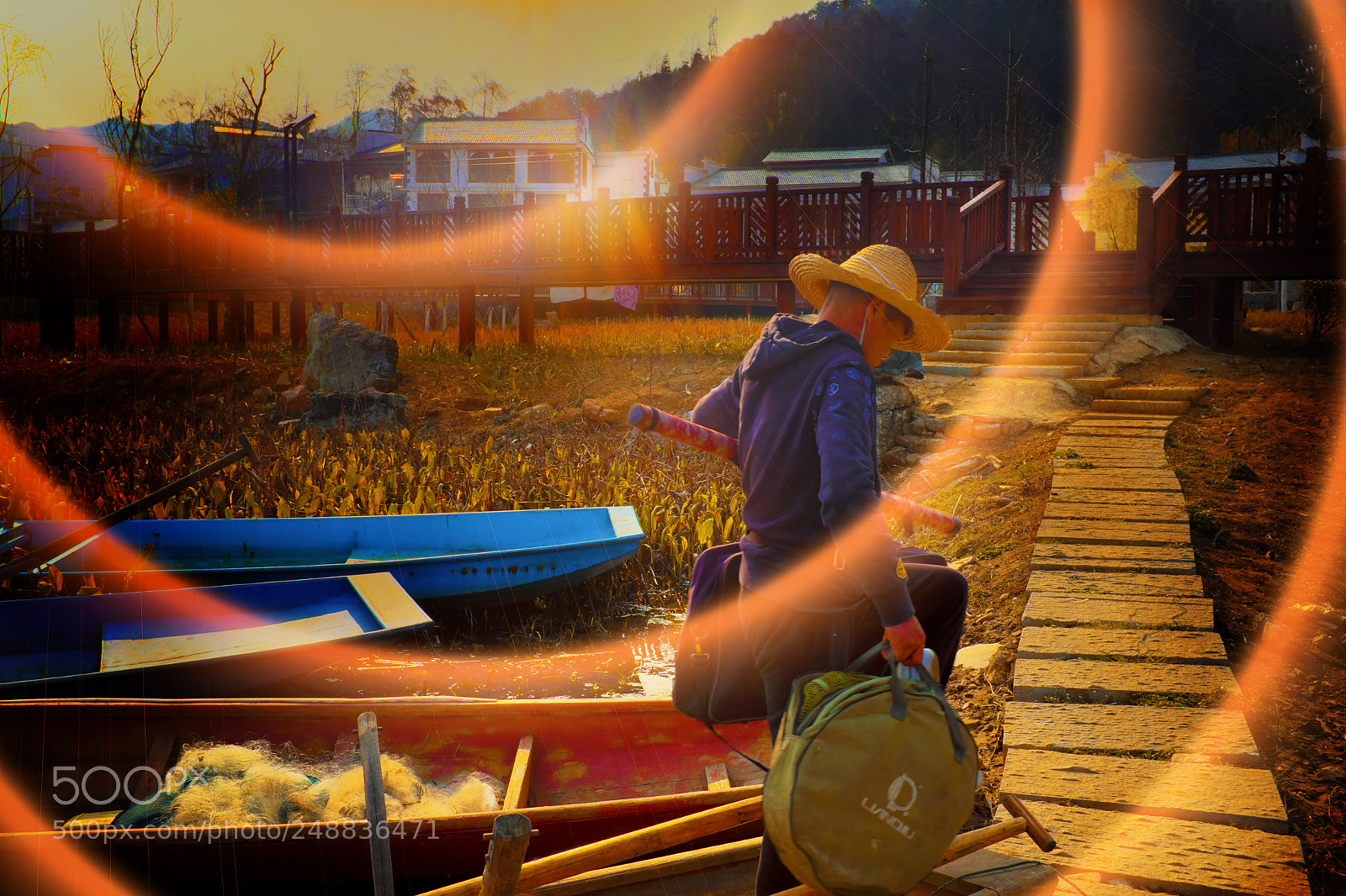 Fujifilm X100T sample photo. 垂钓归去 photography