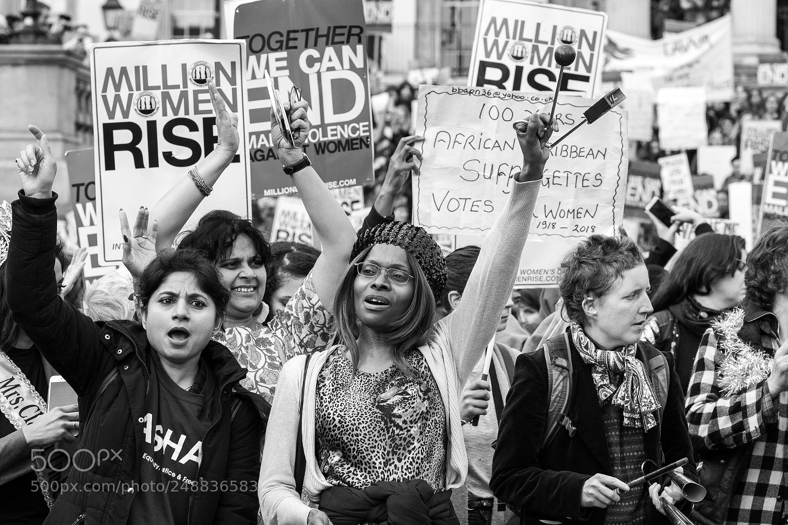 Fujifilm X-T1 sample photo. Million women rise photography