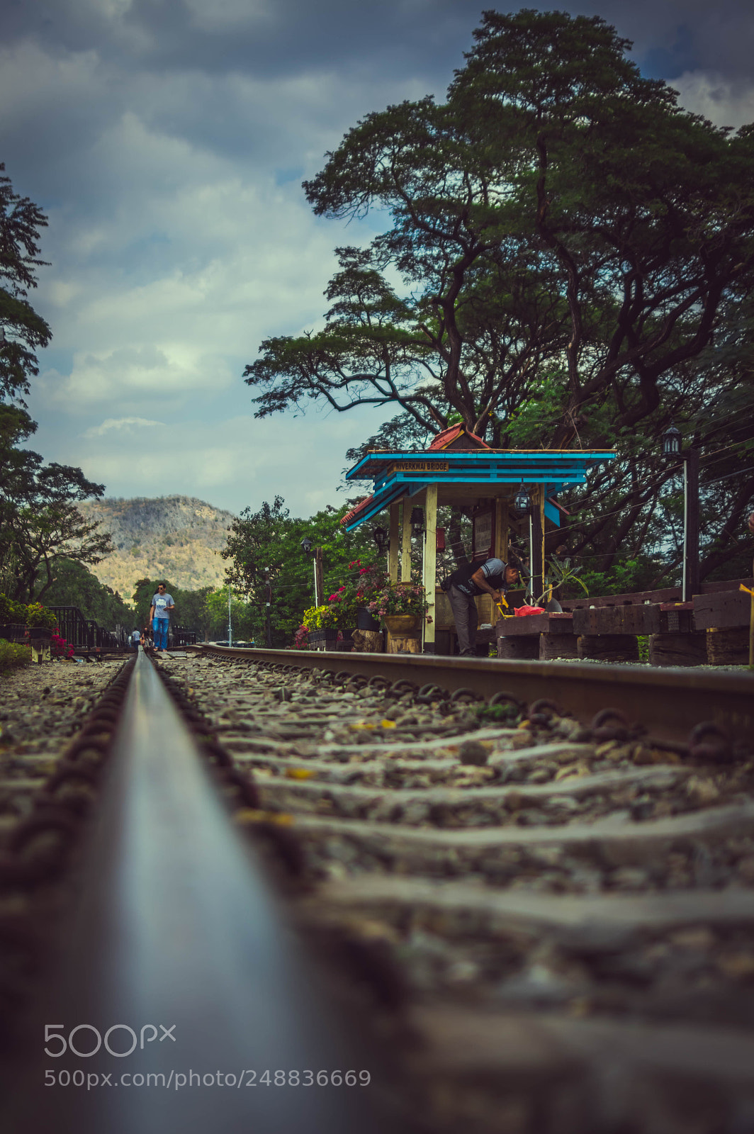 Pentax K-3 sample photo. Kanchanaburi - on rails photography