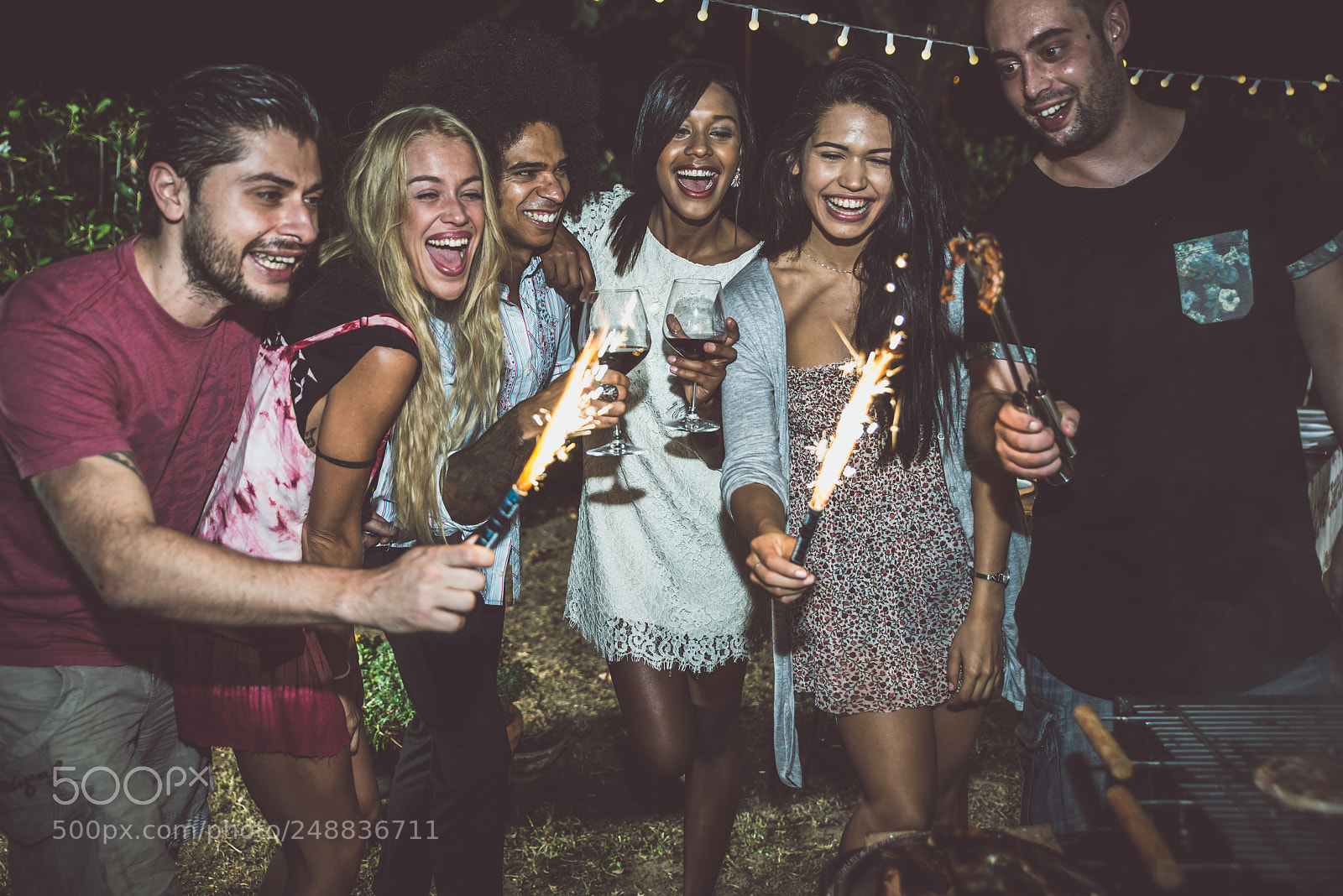 Nikon D610 sample photo. Group of friends making photography