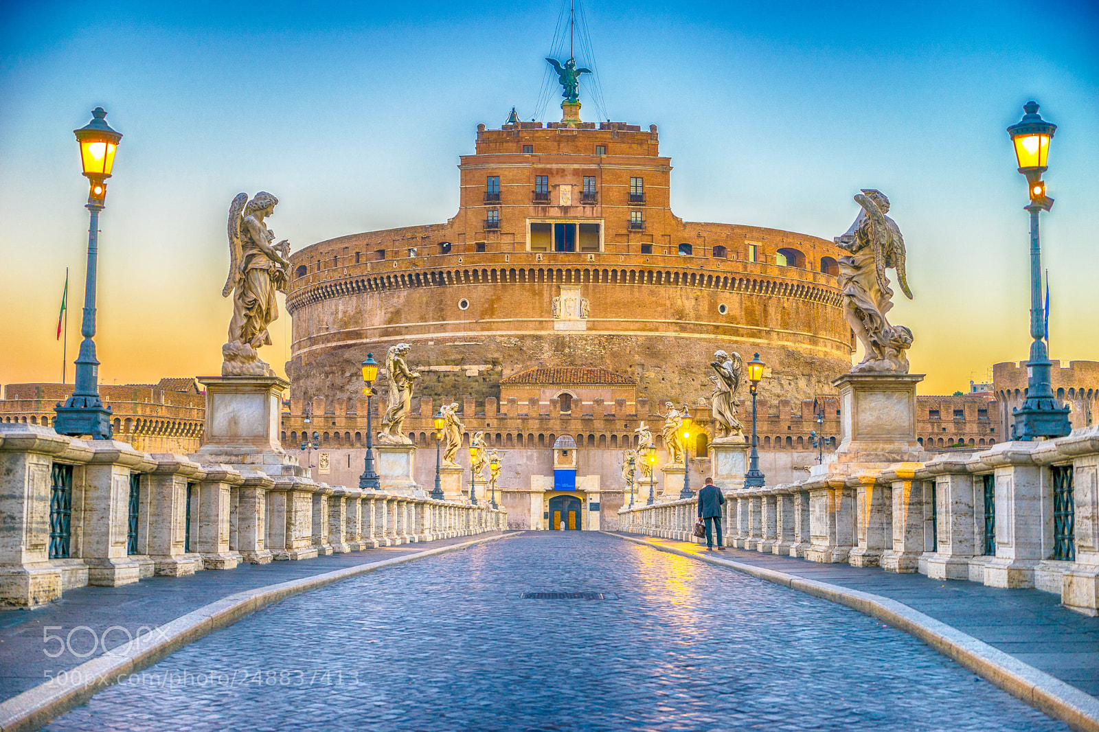 Sony a7 sample photo. The engelsburg in rome photography