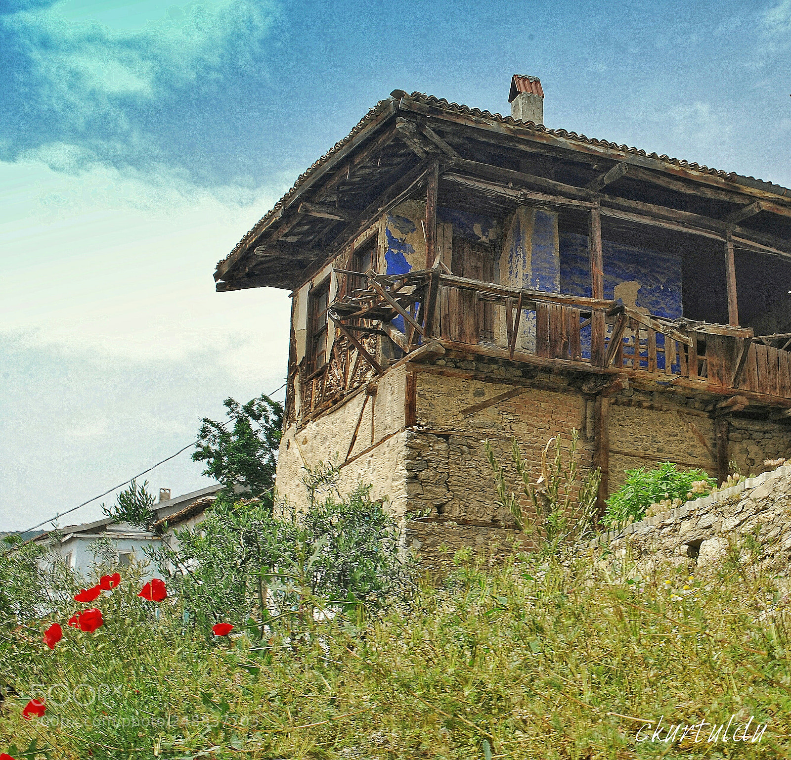 Nikon D60 sample photo. The old house photography