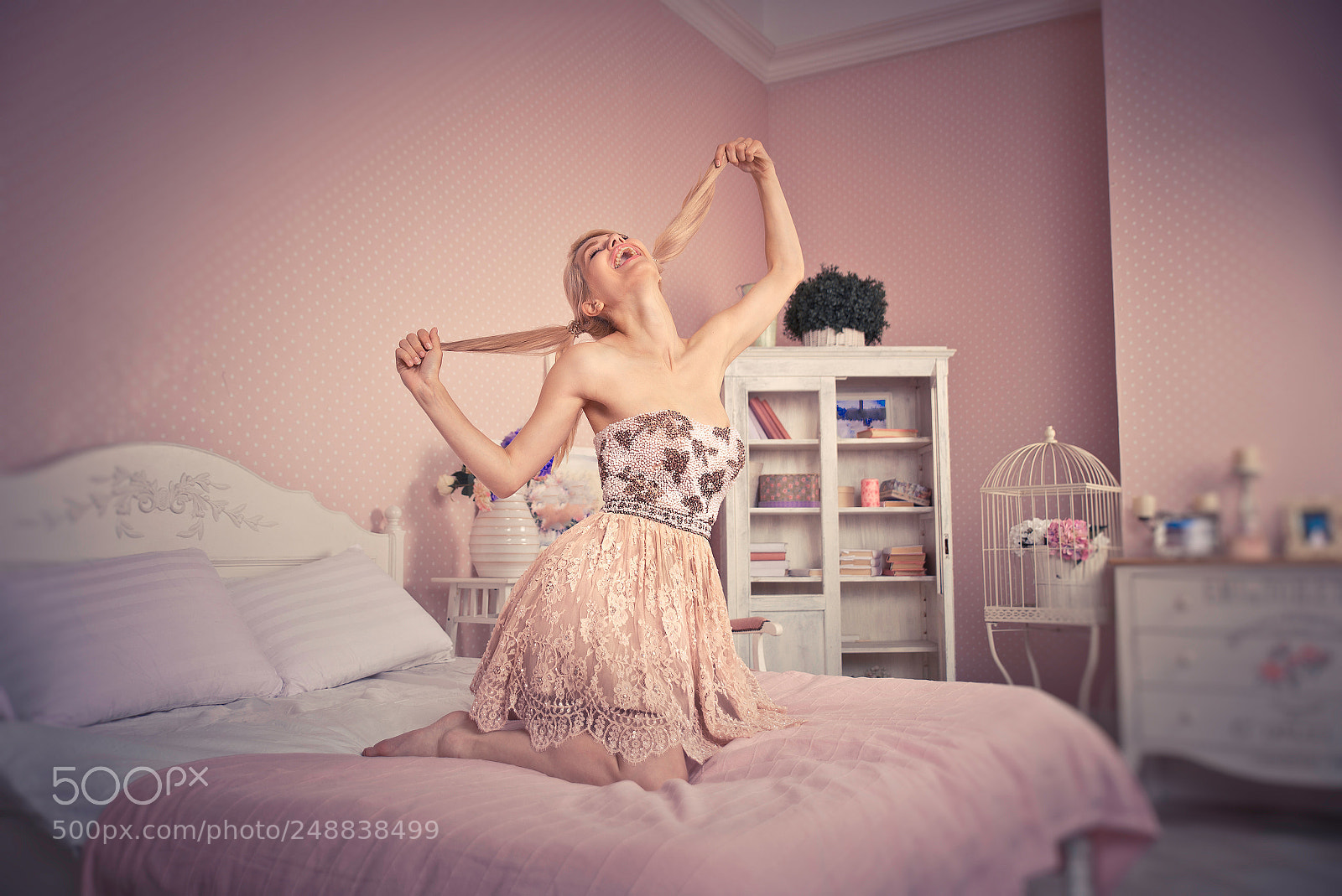 Nikon D610 sample photo. Blonde doll girl in photography