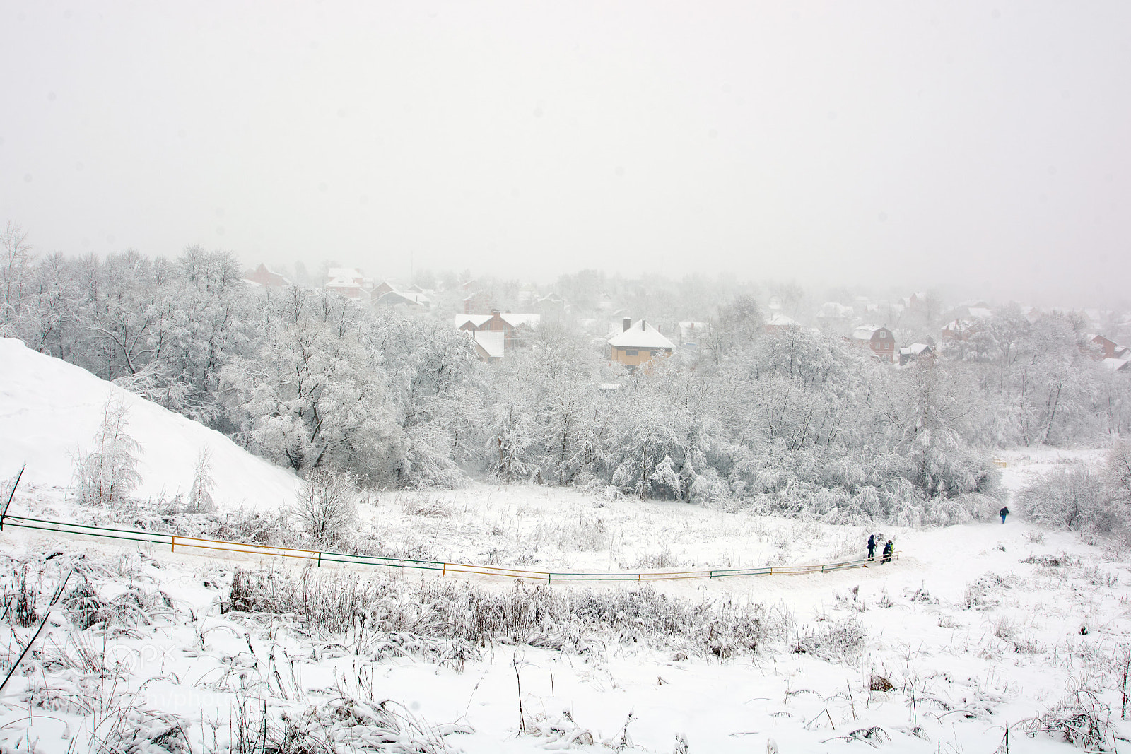 Nikon D7100 sample photo. Snowfall photography