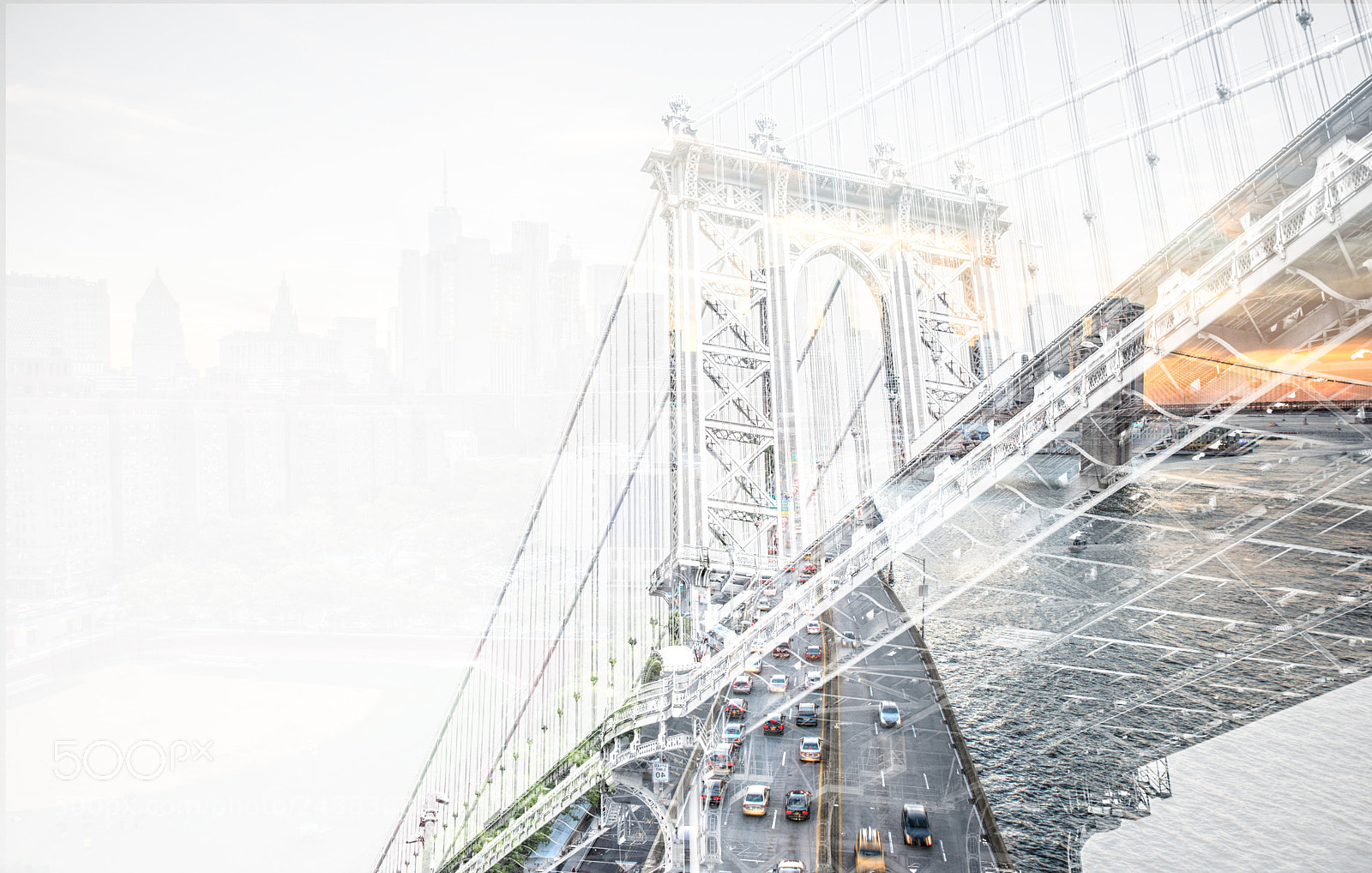 Nikon D610 sample photo. Manhattan bridge in new photography