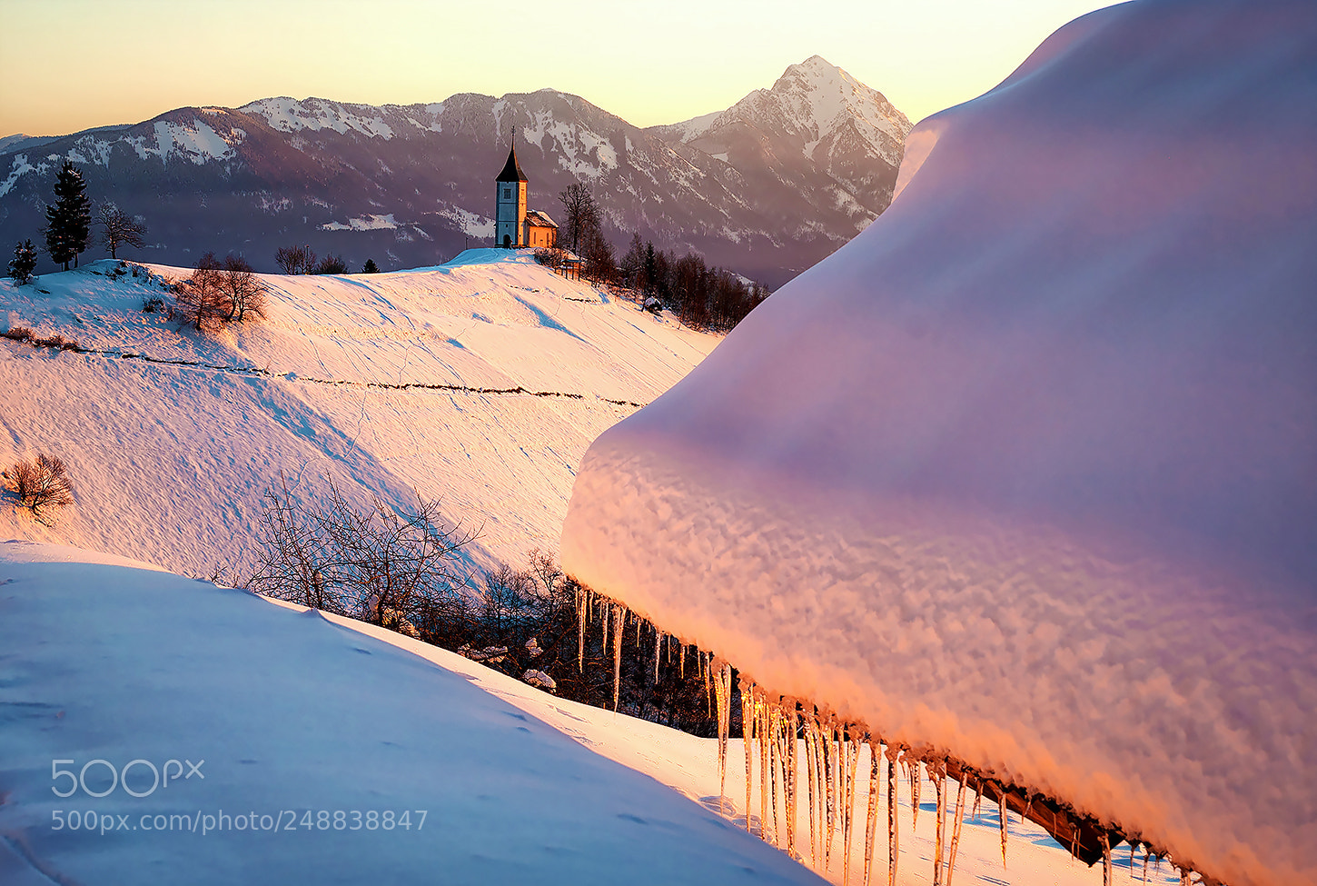 Pentax K20D sample photo. Among mountains photography