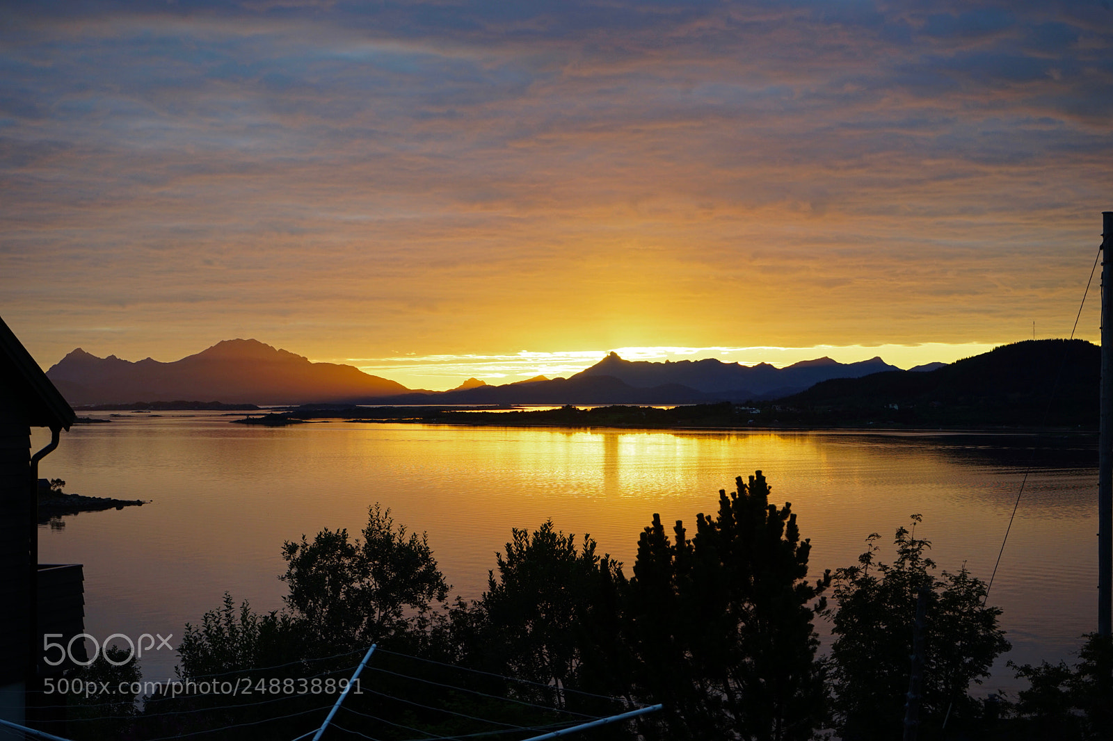 Sony a7 II sample photo. Midnight sun in northern photography