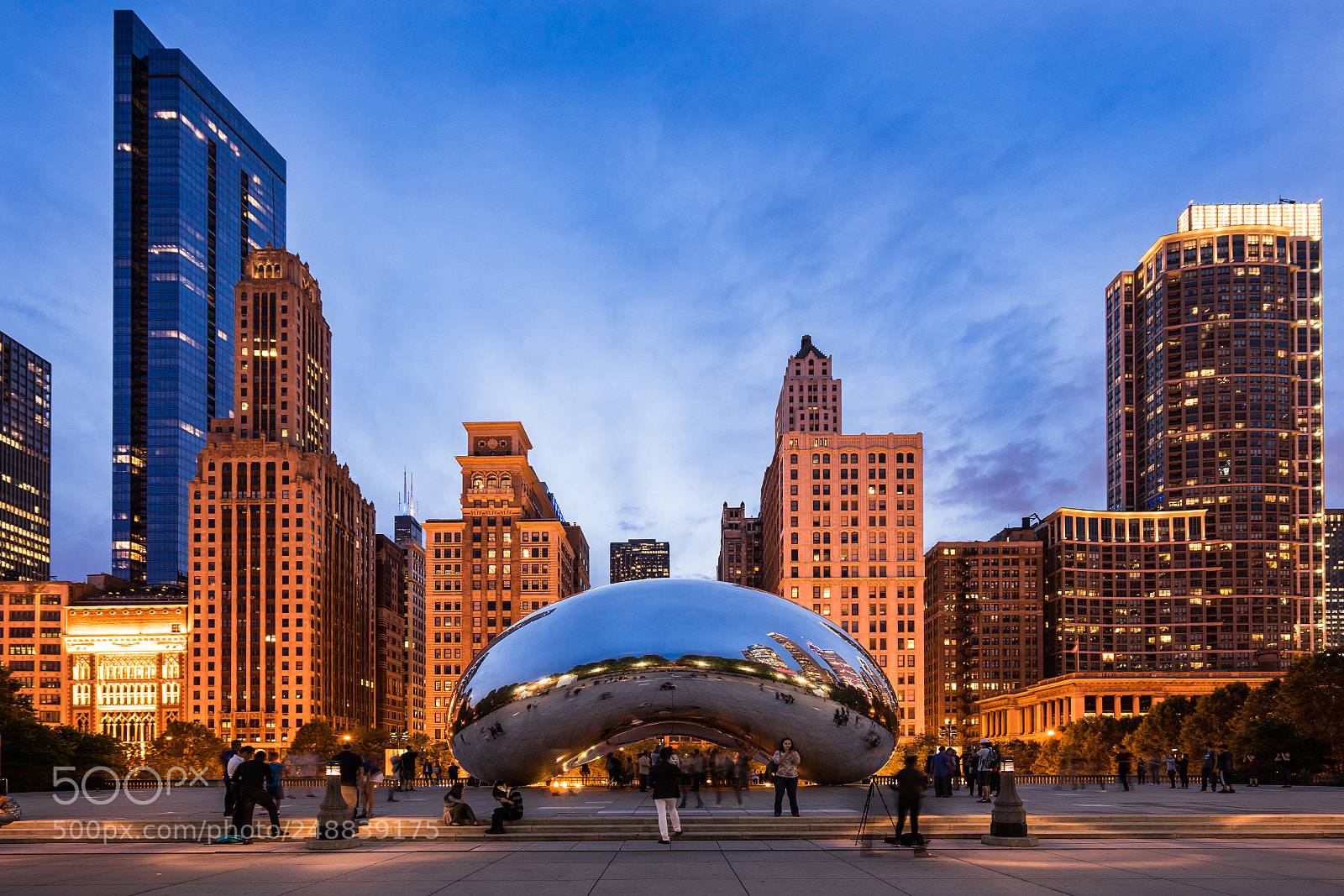 Sony a7 sample photo. Cloud gate chicago photography