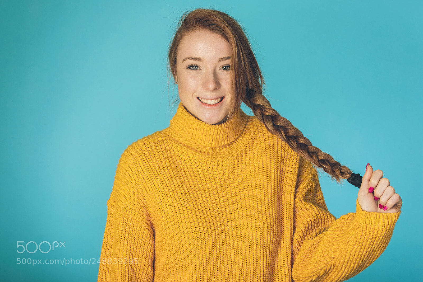 Nikon D610 sample photo. Studio portraits with red photography