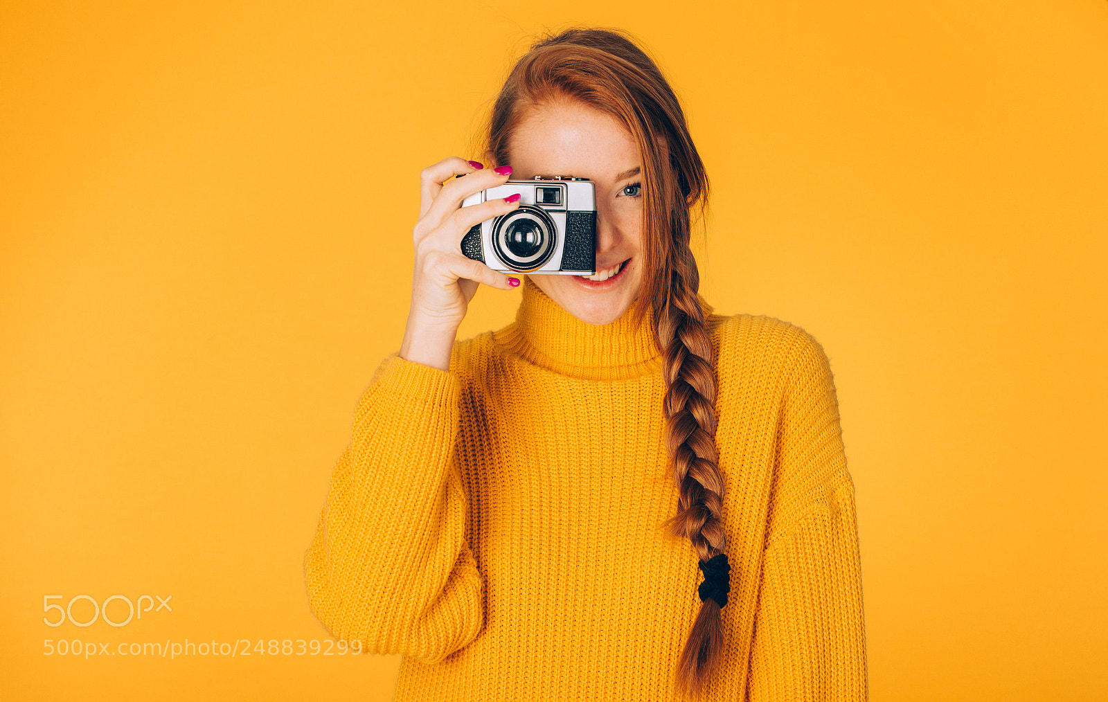 Nikon D610 sample photo. Studio portraits with red photography