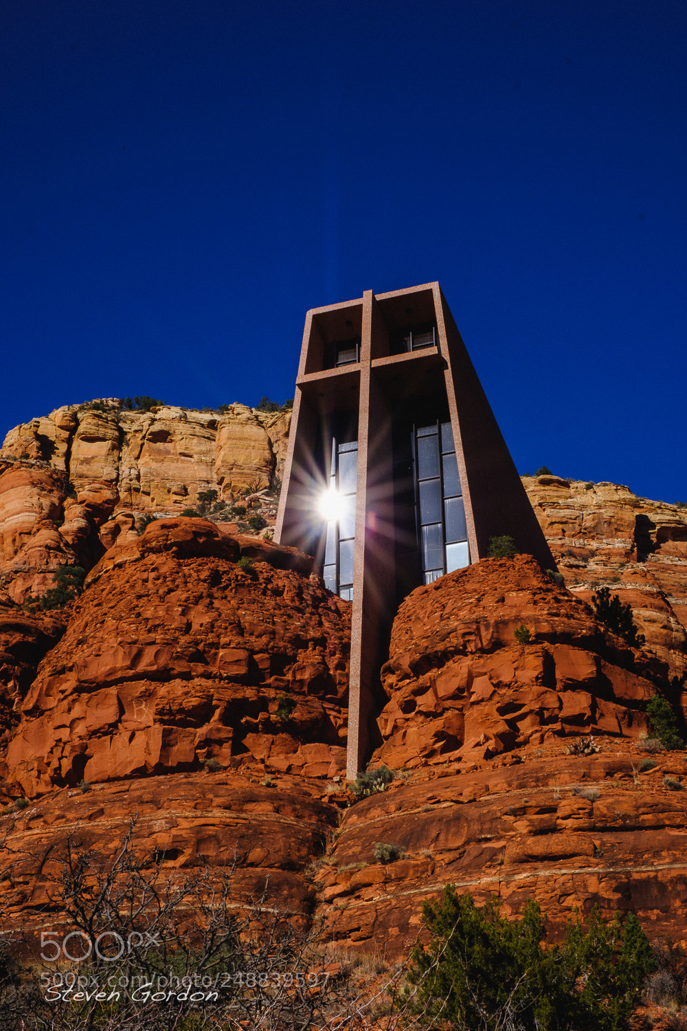 Fujifilm X-T2 sample photo. Chapel in the red photography