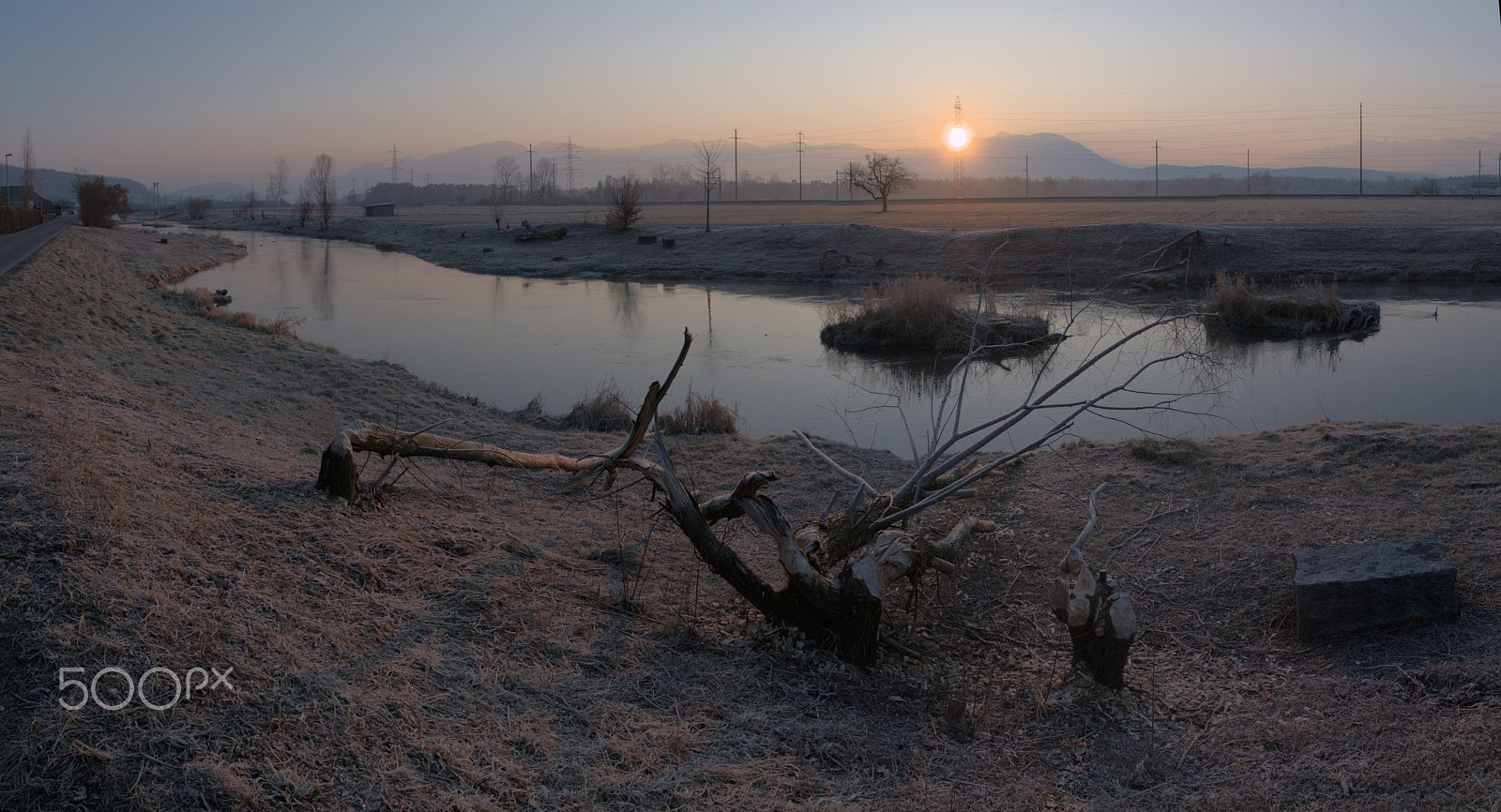 Nikon D300 sample photo. Rüthi at dawn photography