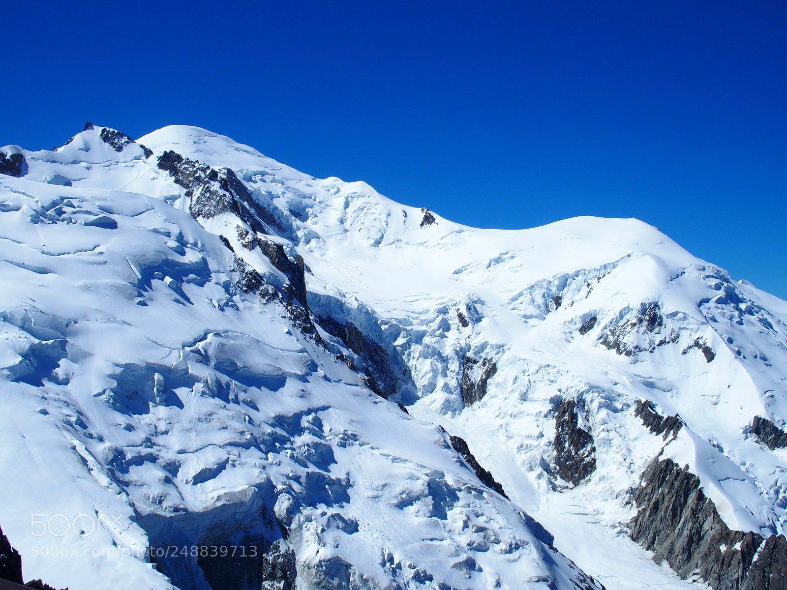 Olympus STYLUS1,1s sample photo. Mont blanc peak of photography