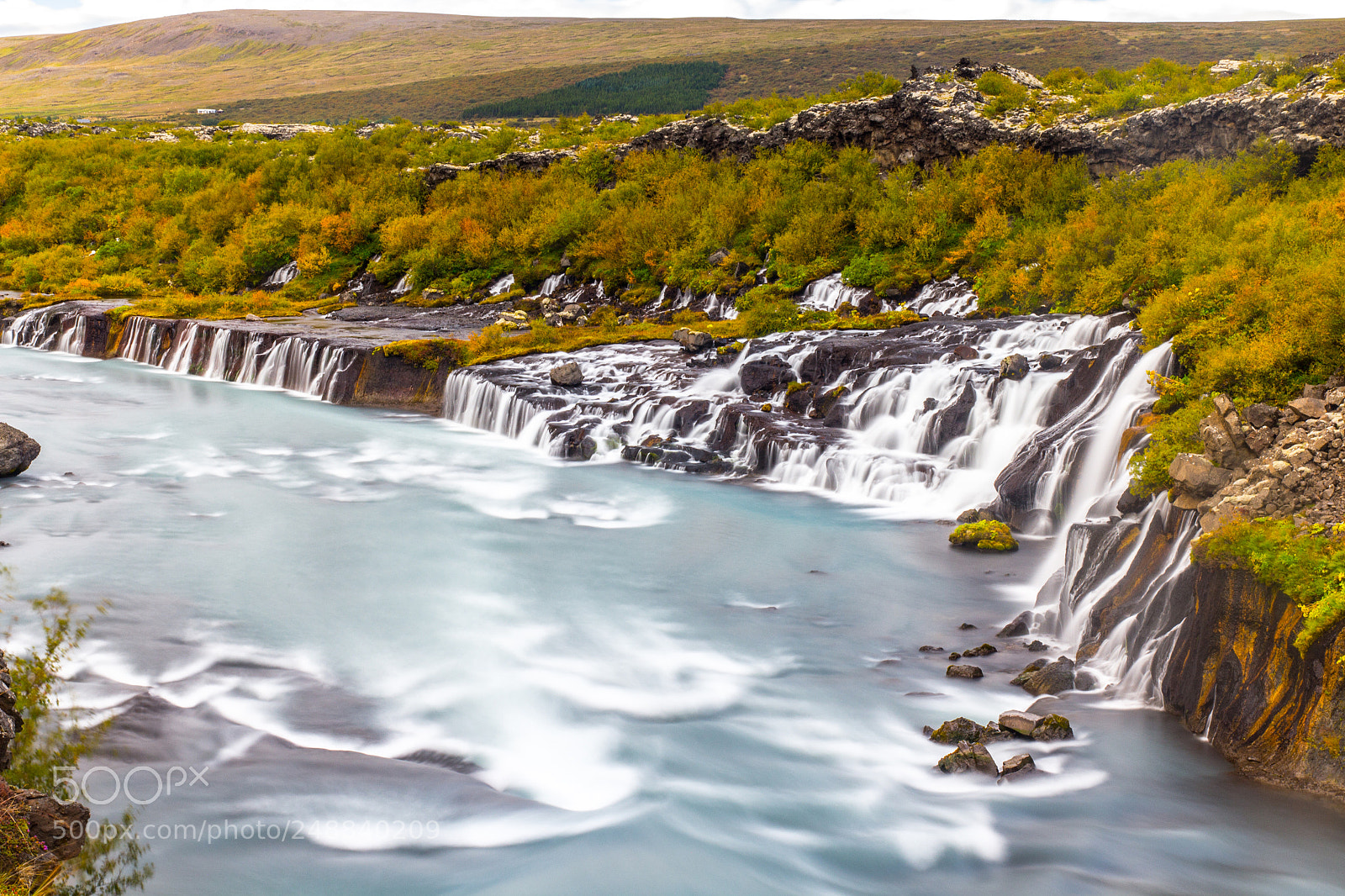 Canon EOS 60D sample photo. Hraunfossar photography