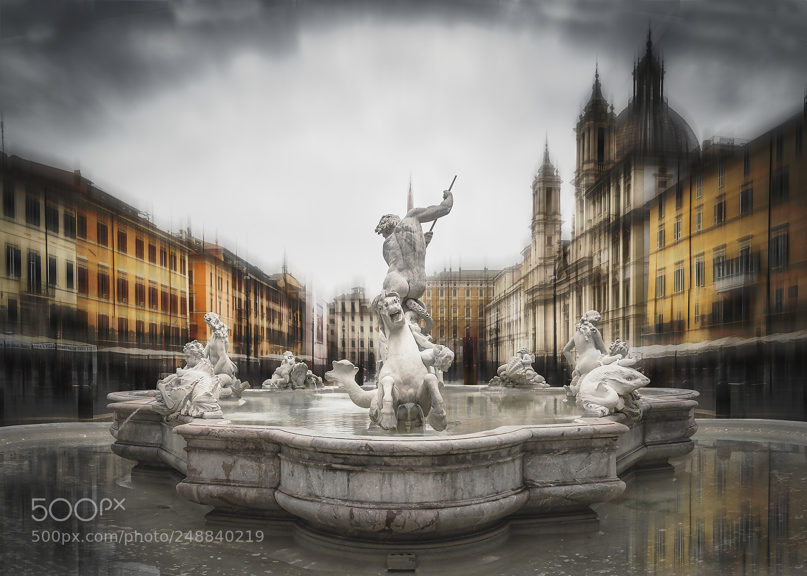 Sony a7 sample photo. Fontana del nettuno photography