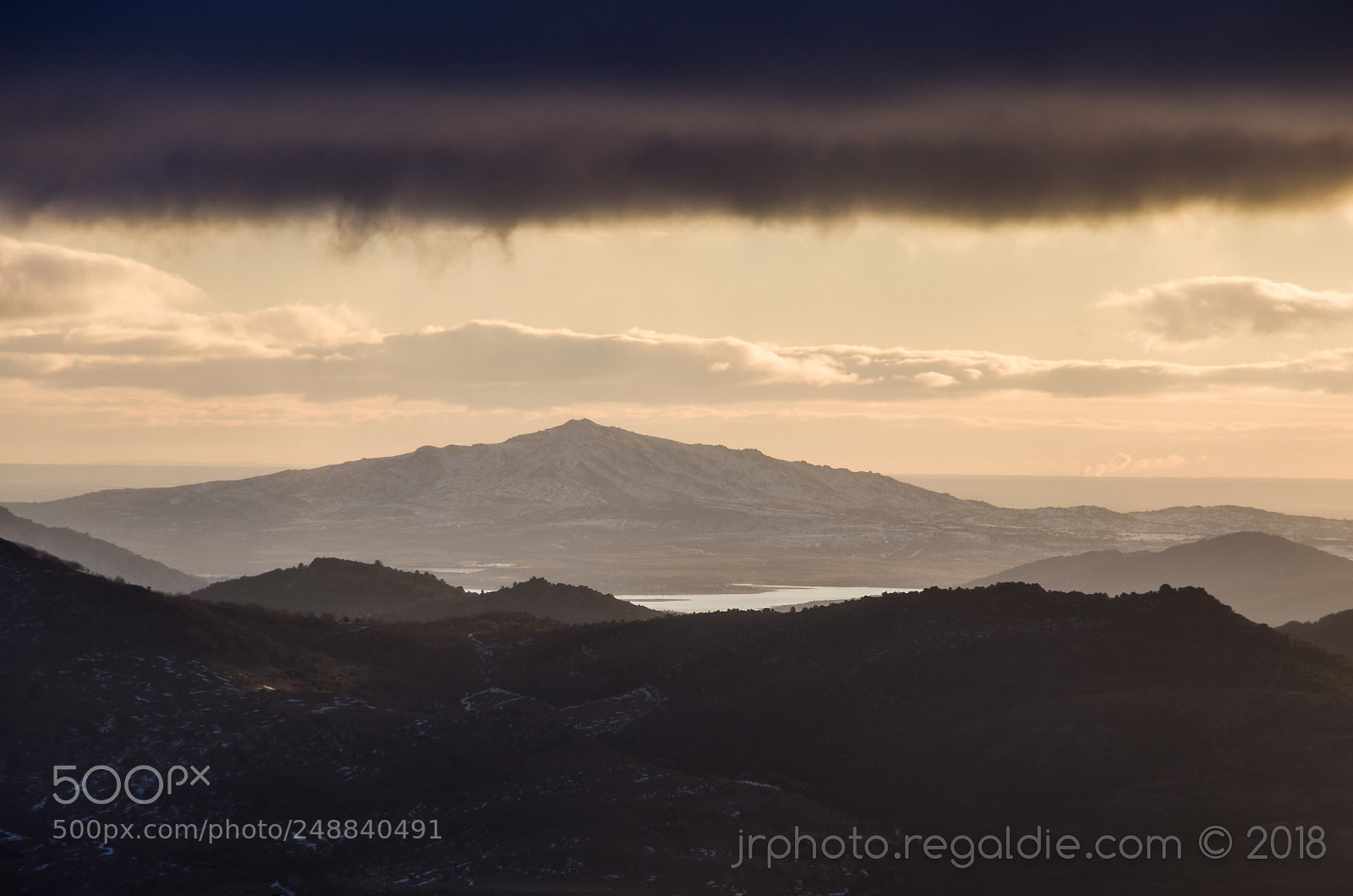 Pentax K-5 sample photo. Framed mountain photography