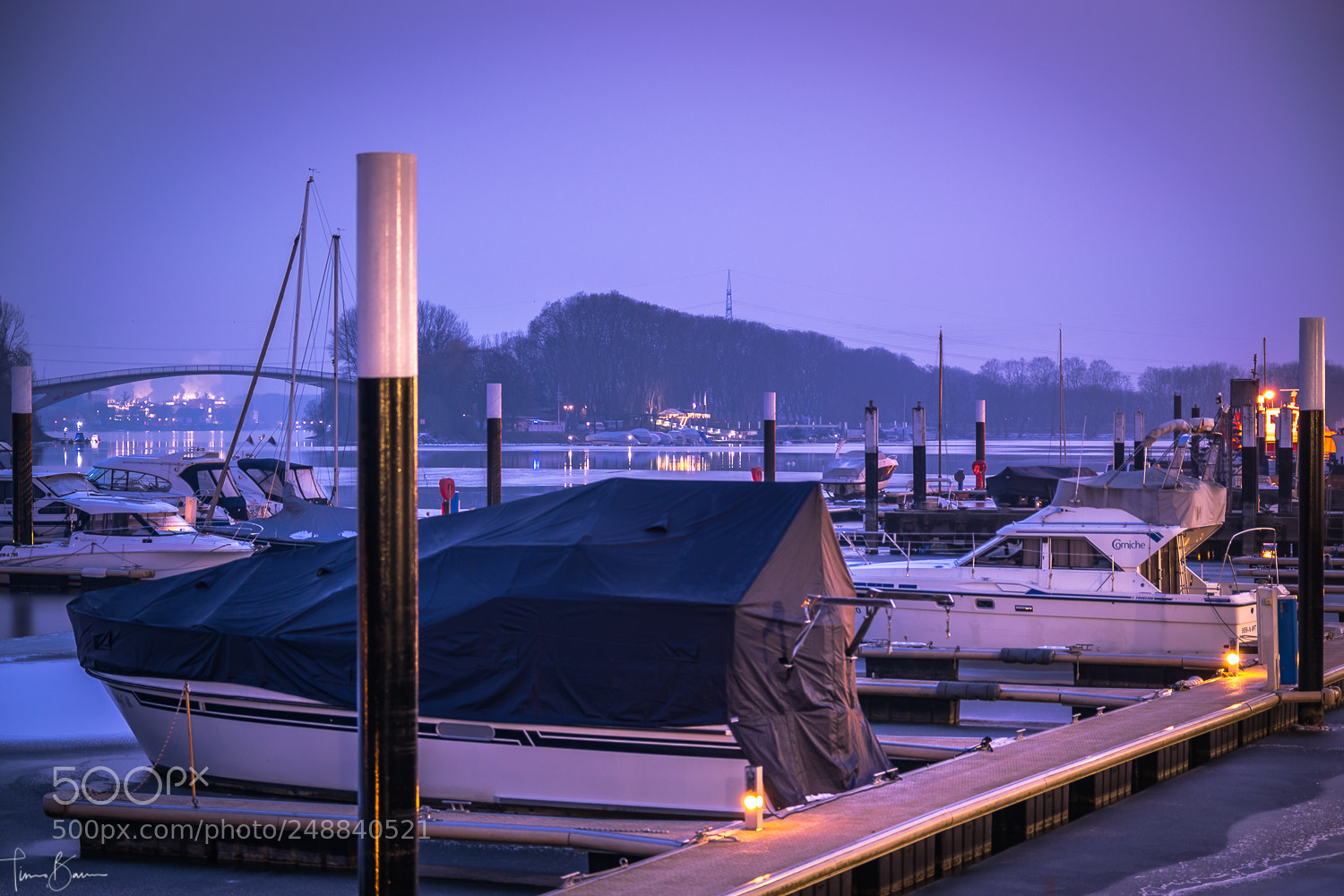 Nikon D3300 sample photo. Winter marina photography