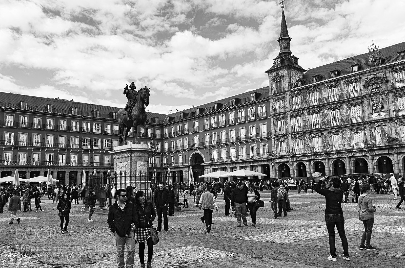 Fujifilm X-E1 sample photo. Plaza mayor photography