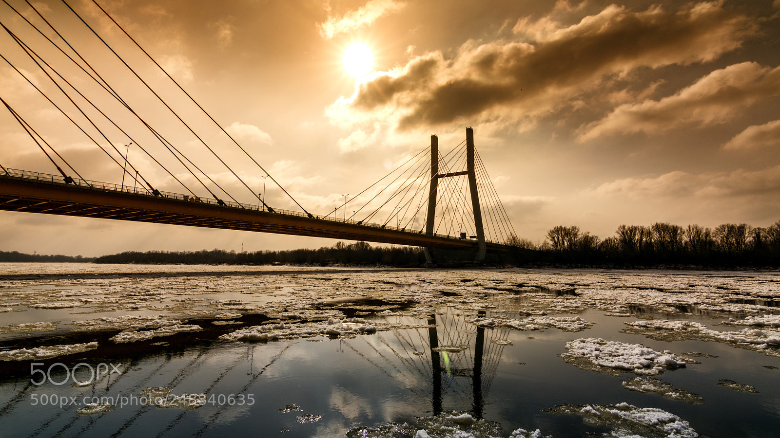 Nikon D7200 sample photo. Bridge in winter photography