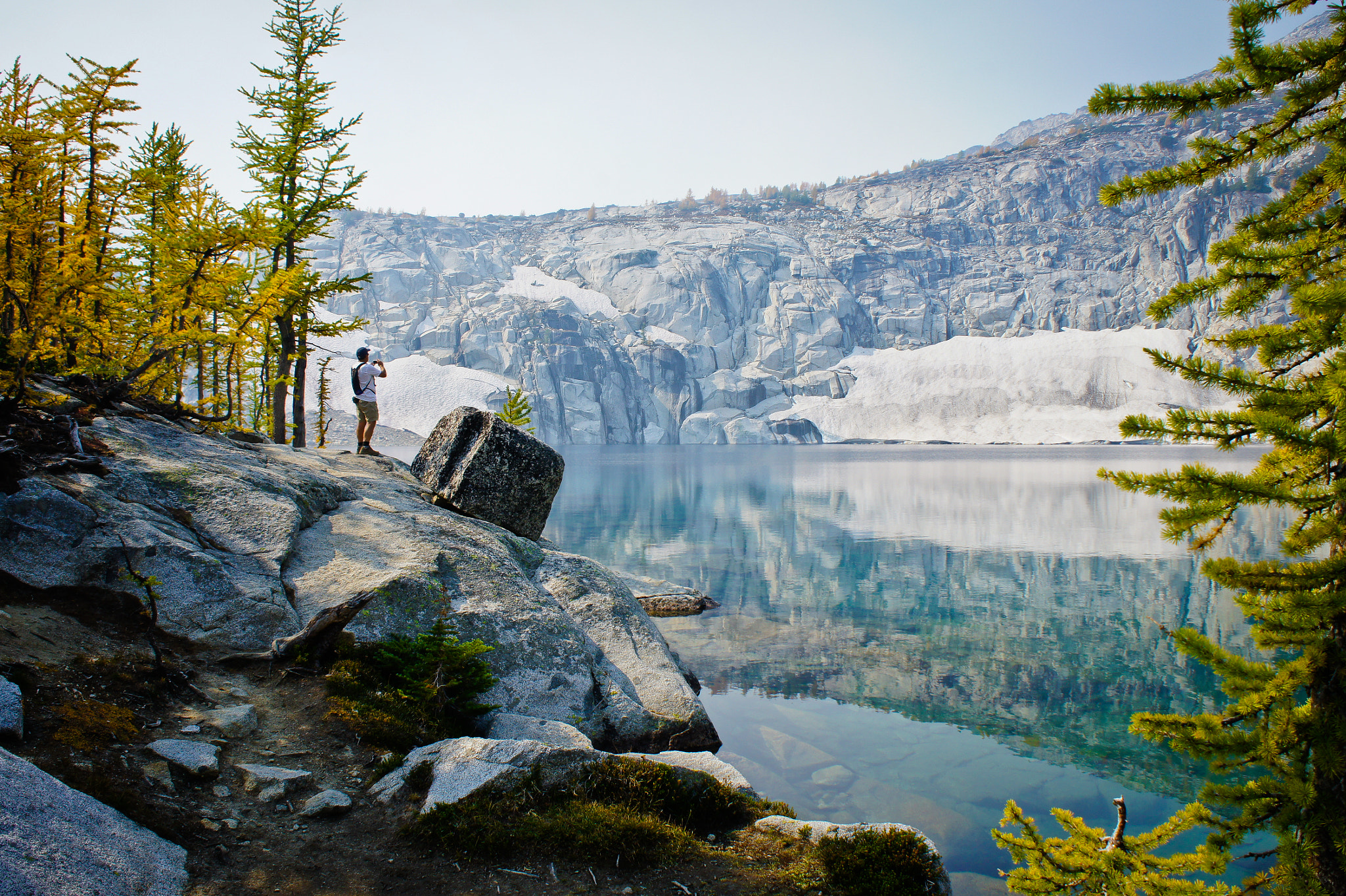 Sony Alpha NEX-3 sample photo. Alpine lake photo op photography