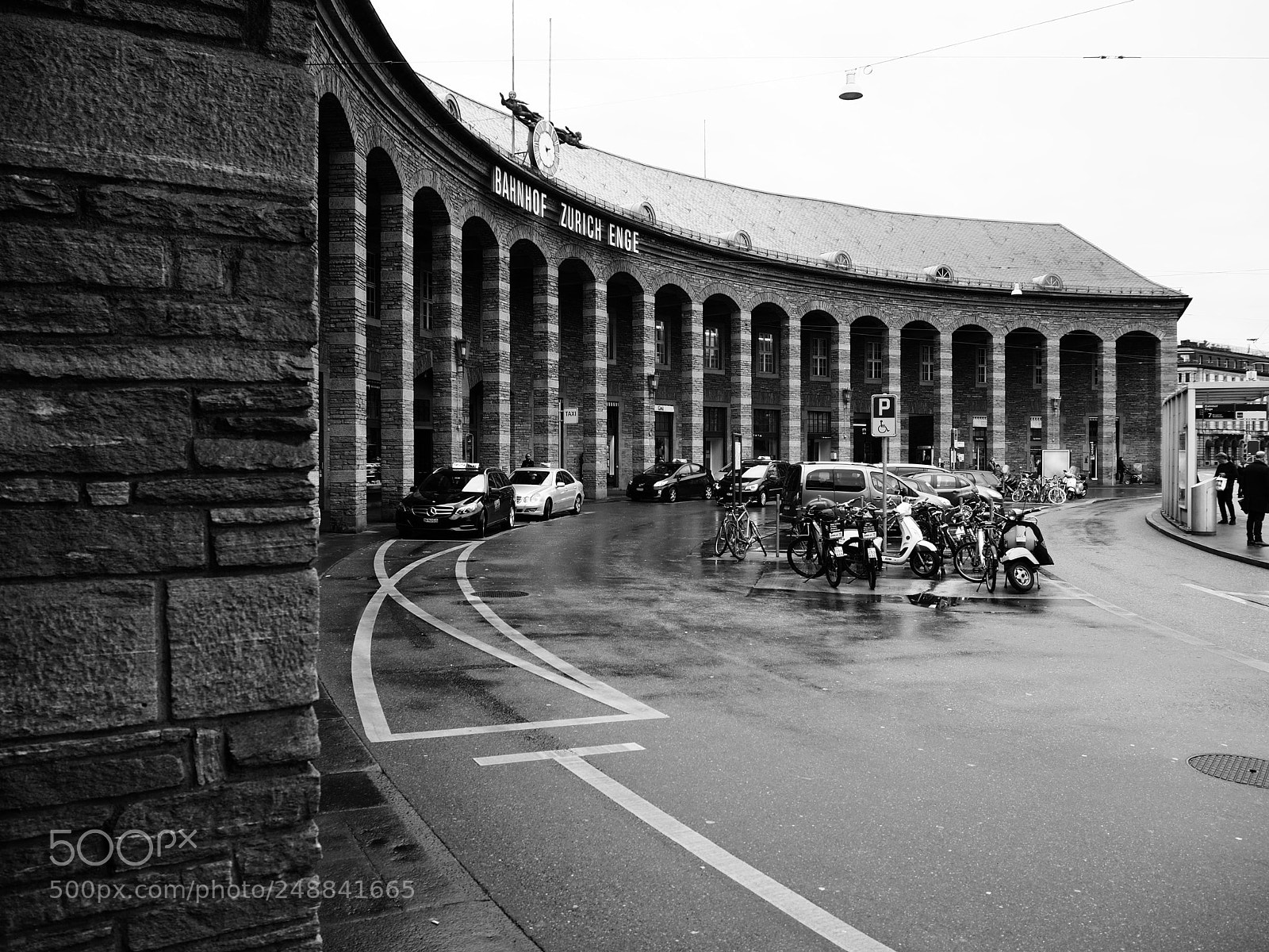 Olympus PEN-F sample photo. Bahnhof enge photography