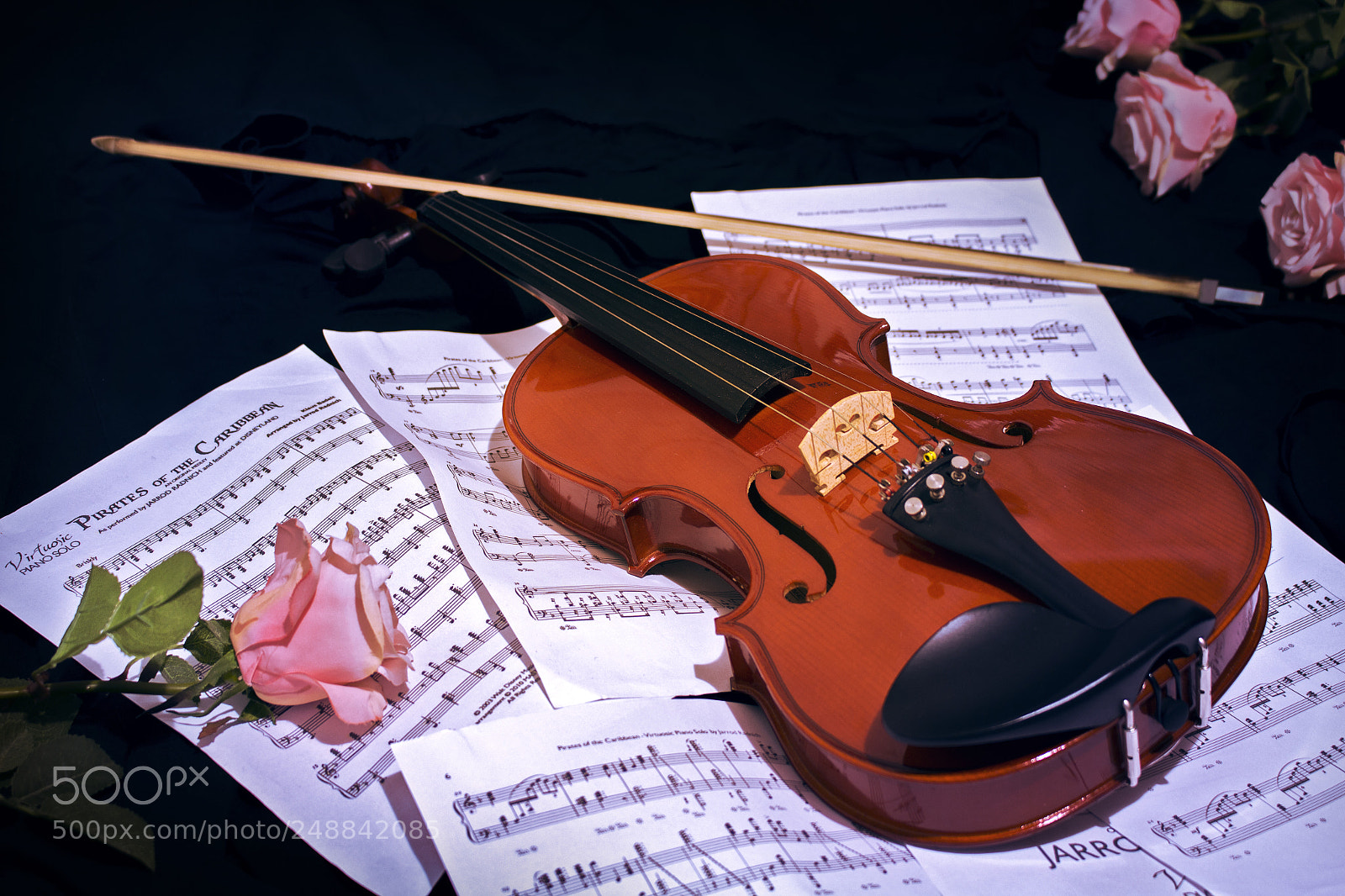 Canon EOS 700D (EOS Rebel T5i / EOS Kiss X7i) sample photo. Violin lied on sheet photography