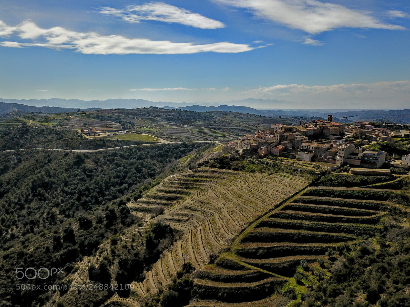 DJI FC220 sample photo. Priorat photography