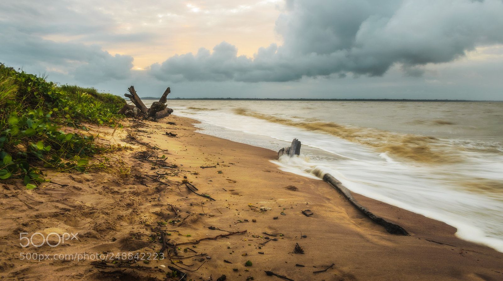 Nikon D3300 sample photo. Sunset behind the storm photography